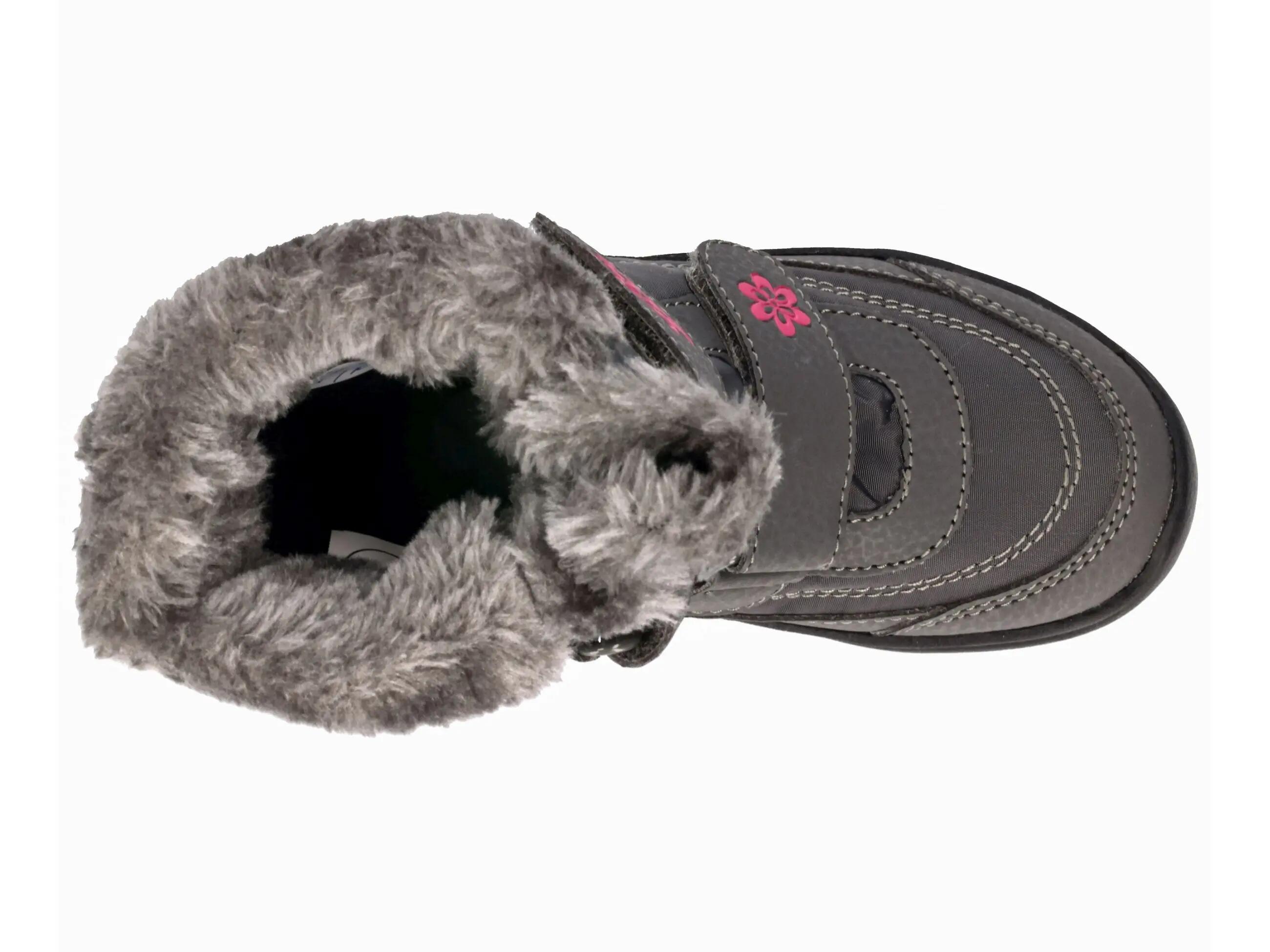 Bottes hiver LICO Mary V filles nylon imperméables velcro TPR 5/6