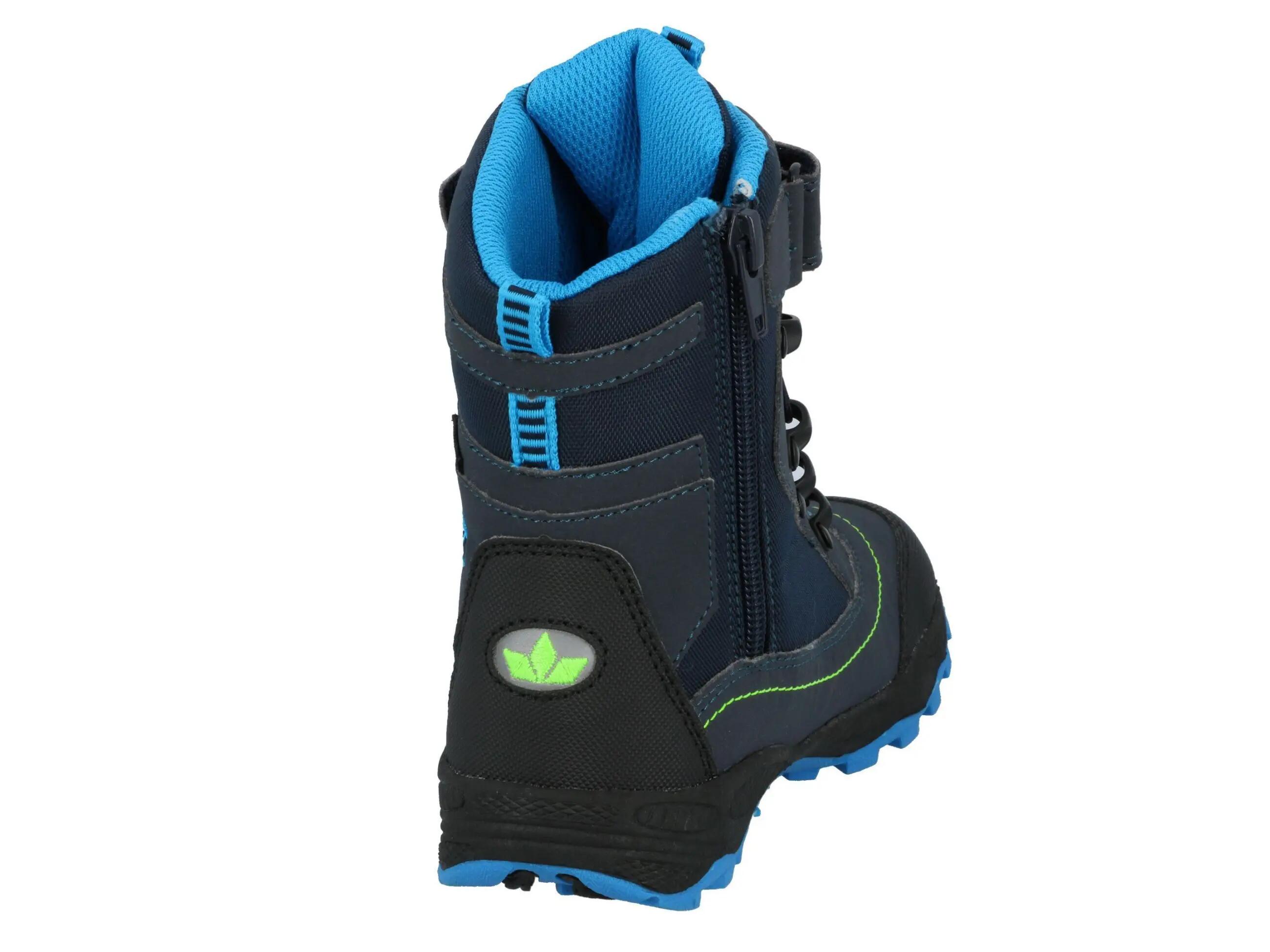 Bottes hiver LICO Sundsvall VS garçon bleu nylon imperméable 4/6