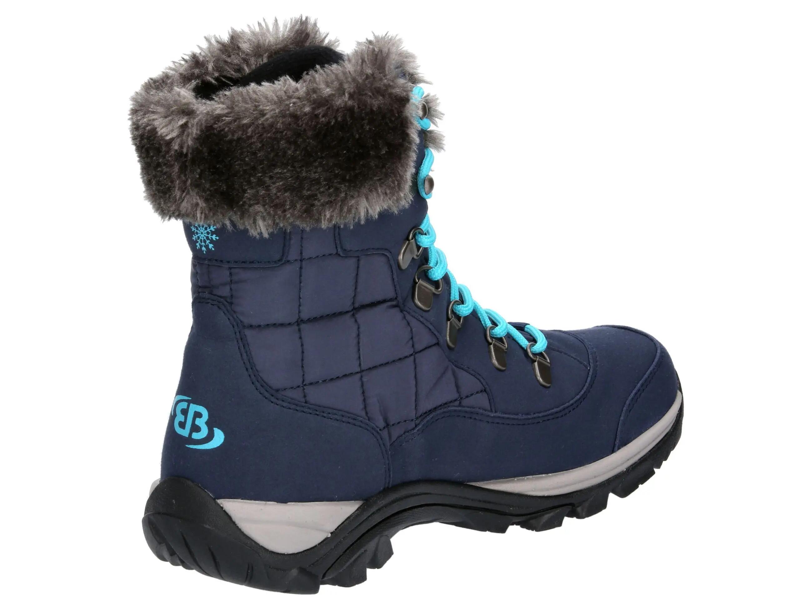 Chaussures d’hiver Brütting Himalaya Femme Bleu nylon imperméable 4/6