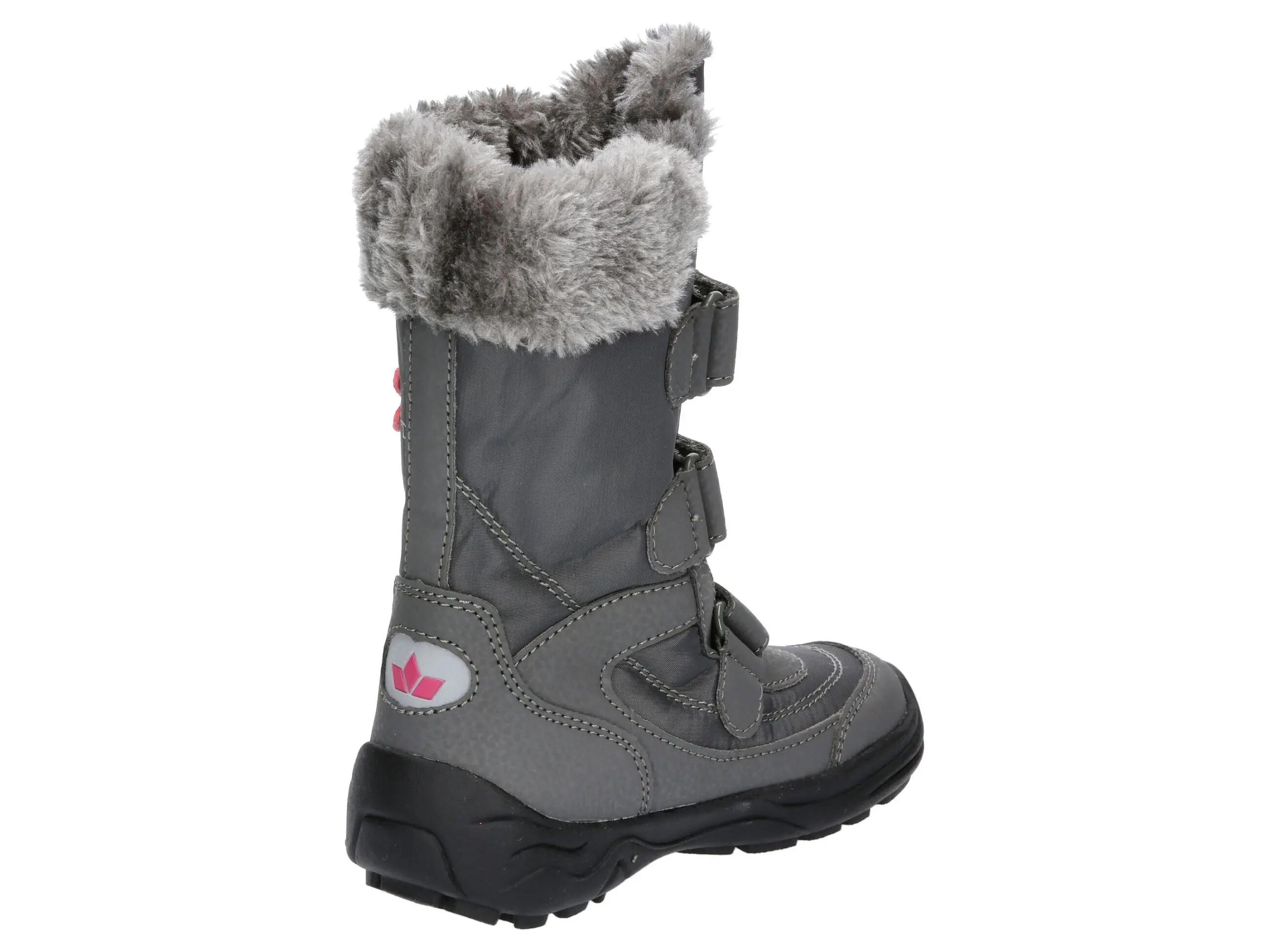 Bottes hiver LICO Mary V filles nylon imperméables velcro TPR 4/6