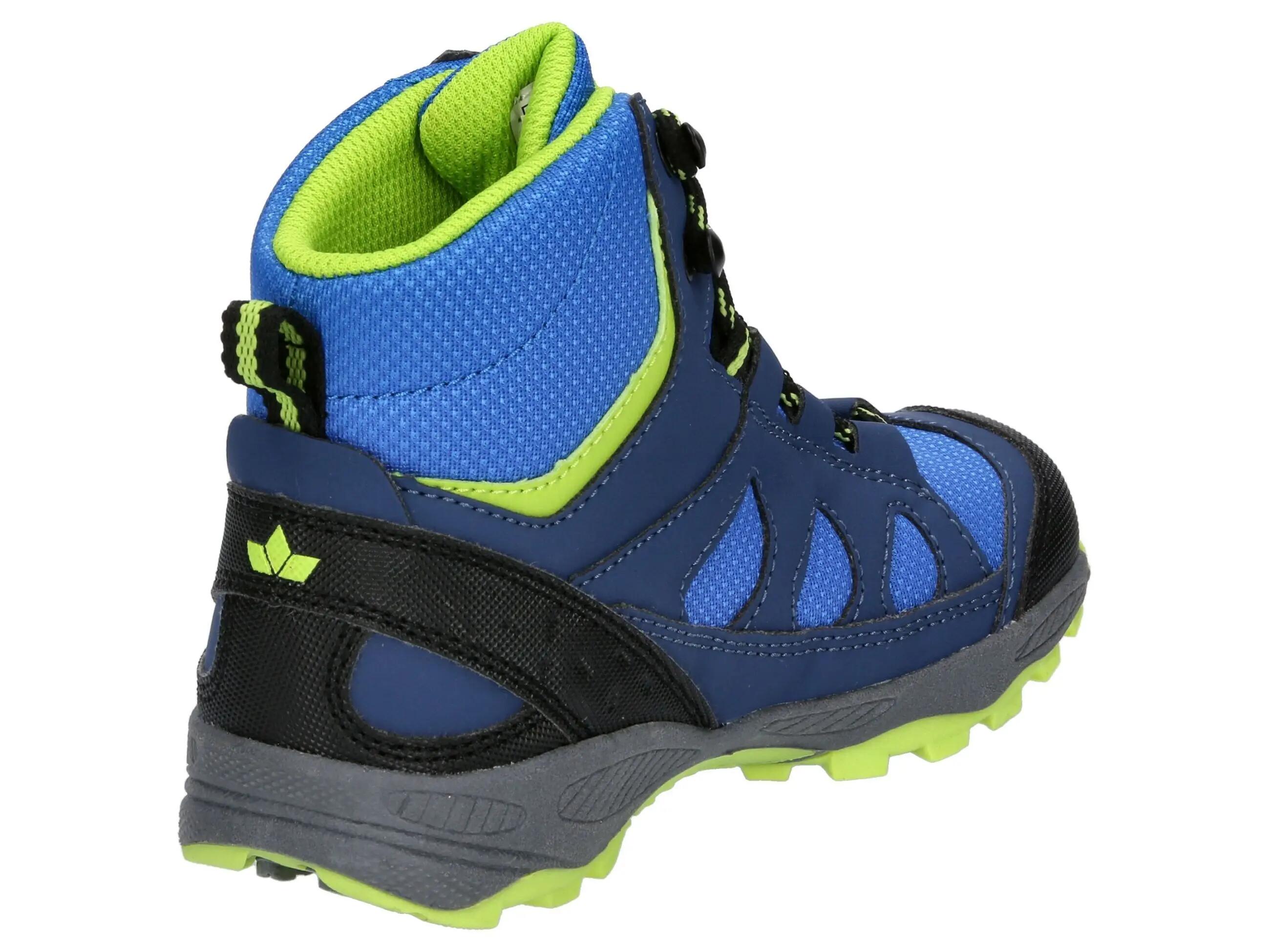 Bottes hiver LICO Cascade garçon nylon imperméables laçage bleu 4/6