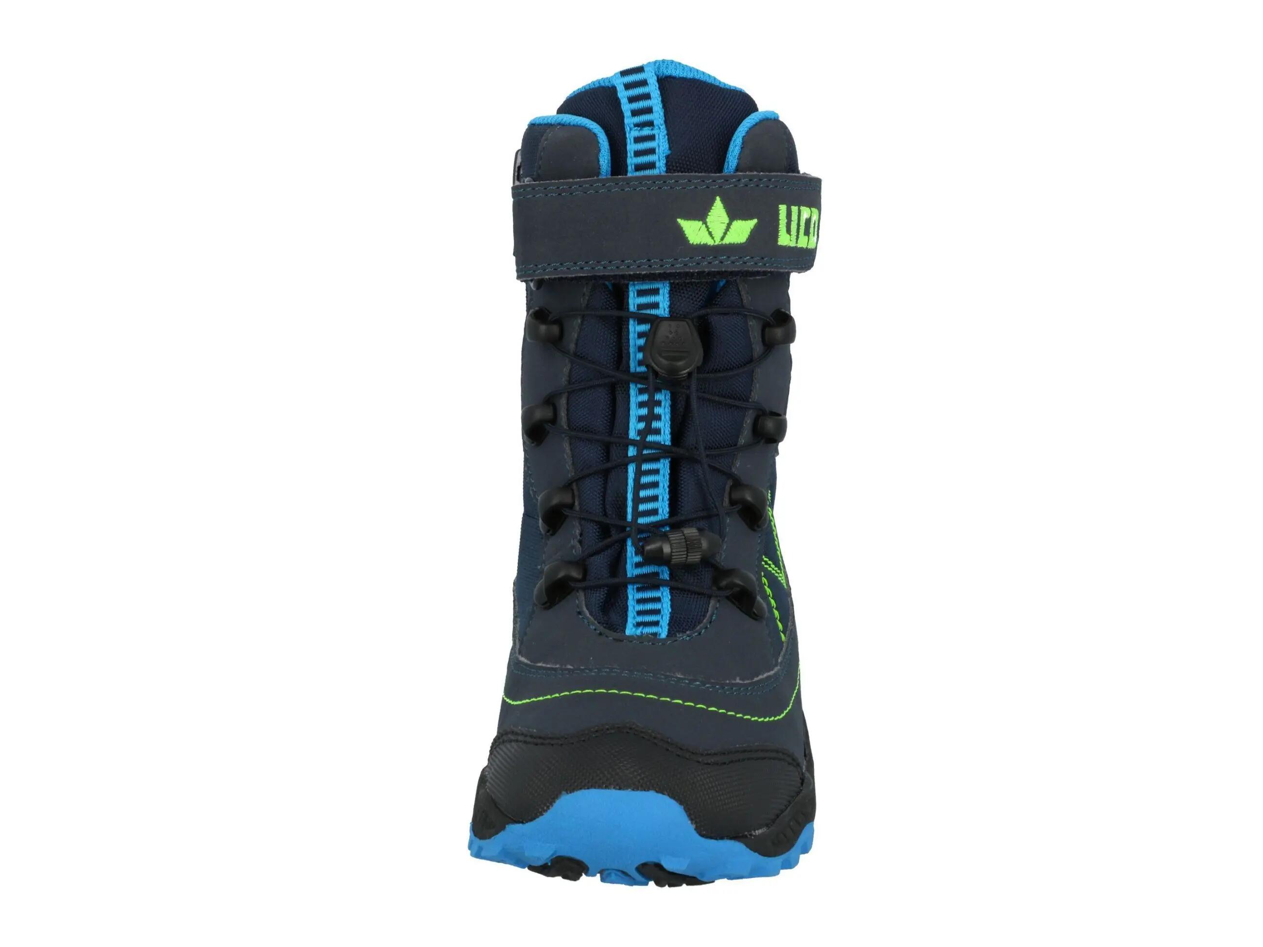 Bottes hiver LICO Sundsvall VS garçon bleu nylon imperméable 3/6