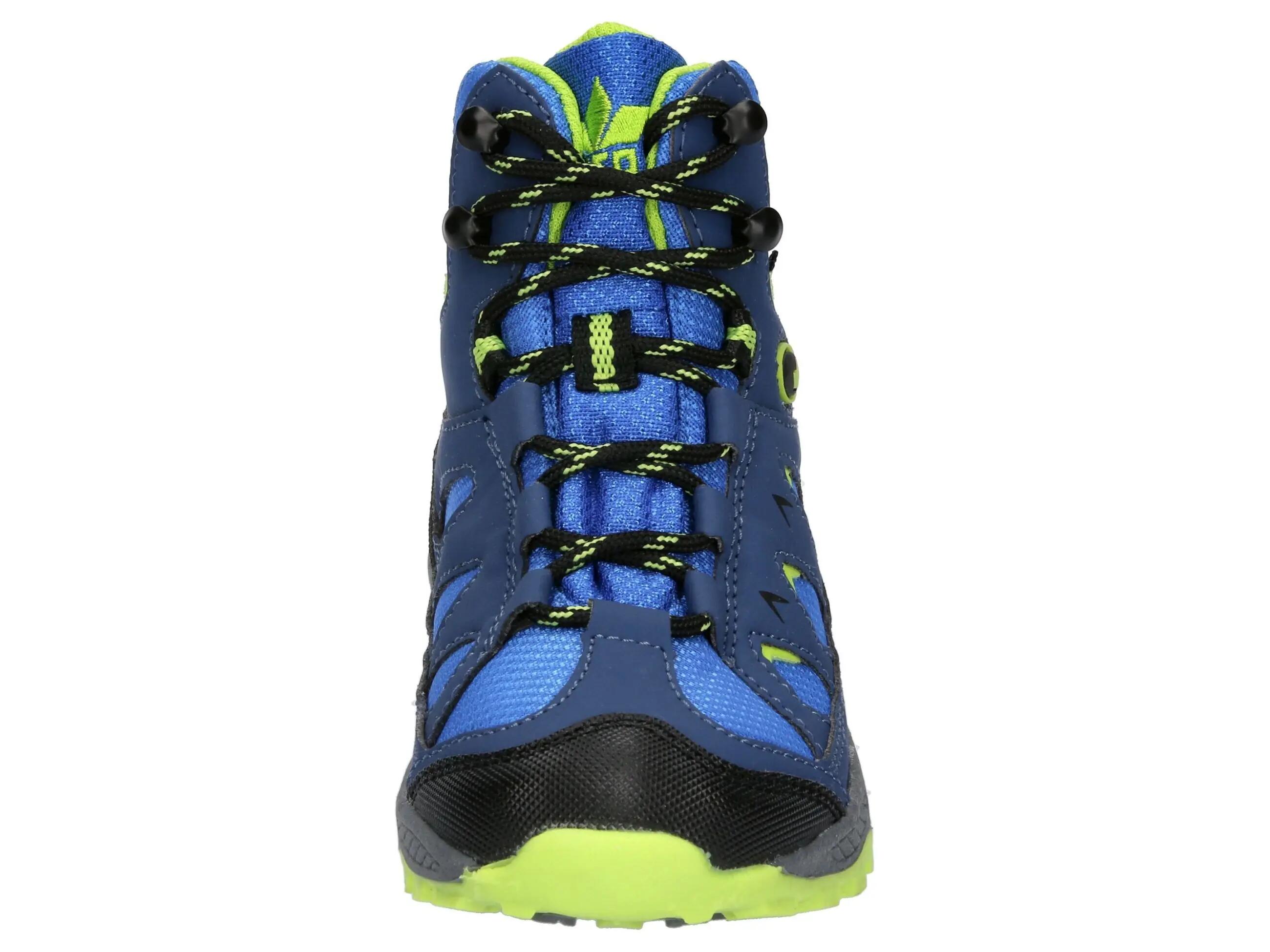 Bottes hiver LICO Cascade garçon nylon imperméables laçage bleu 3/6