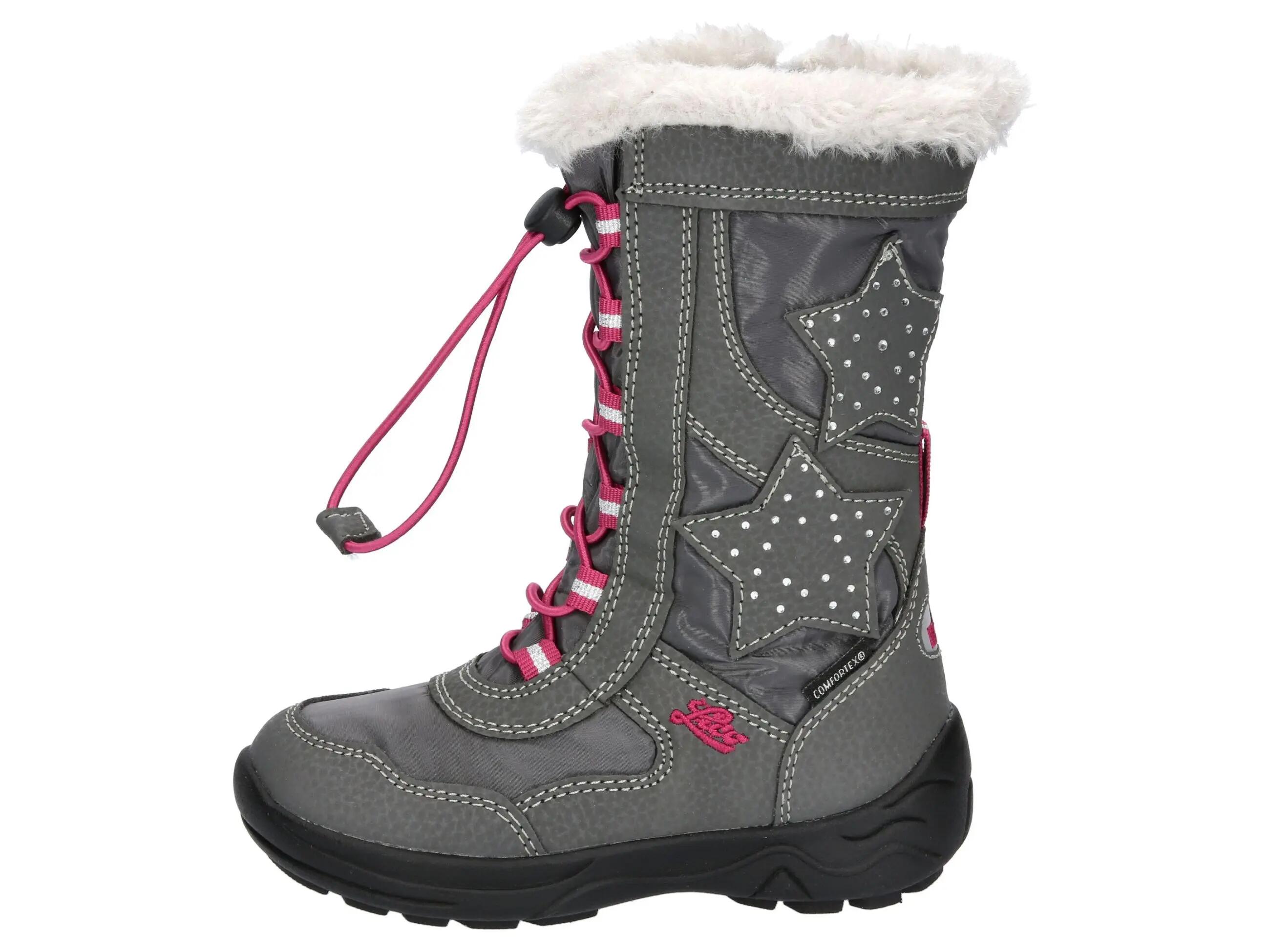 Bottes hiver LICO Cathrin filles nylon imperméable gris 2/6
