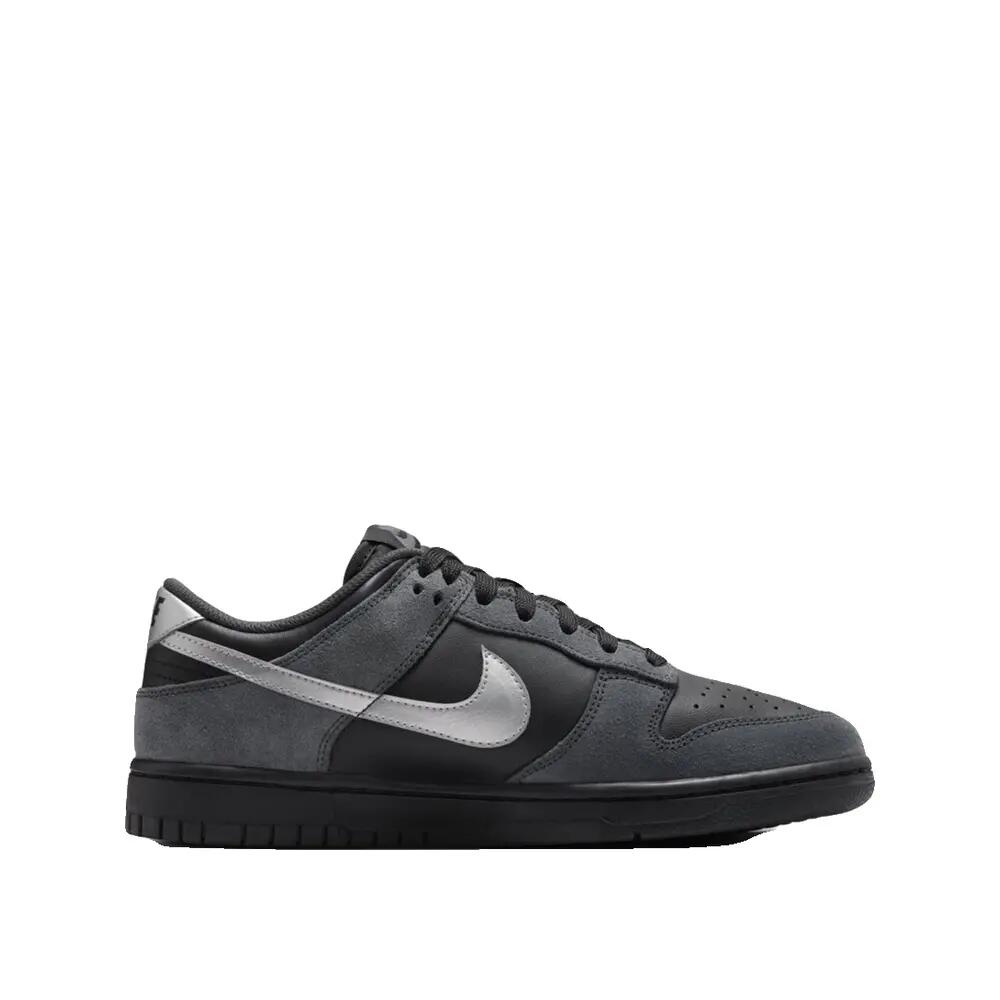 Chaussures Nike Dunk Low Femme Noir/Métallique Argent 1/8