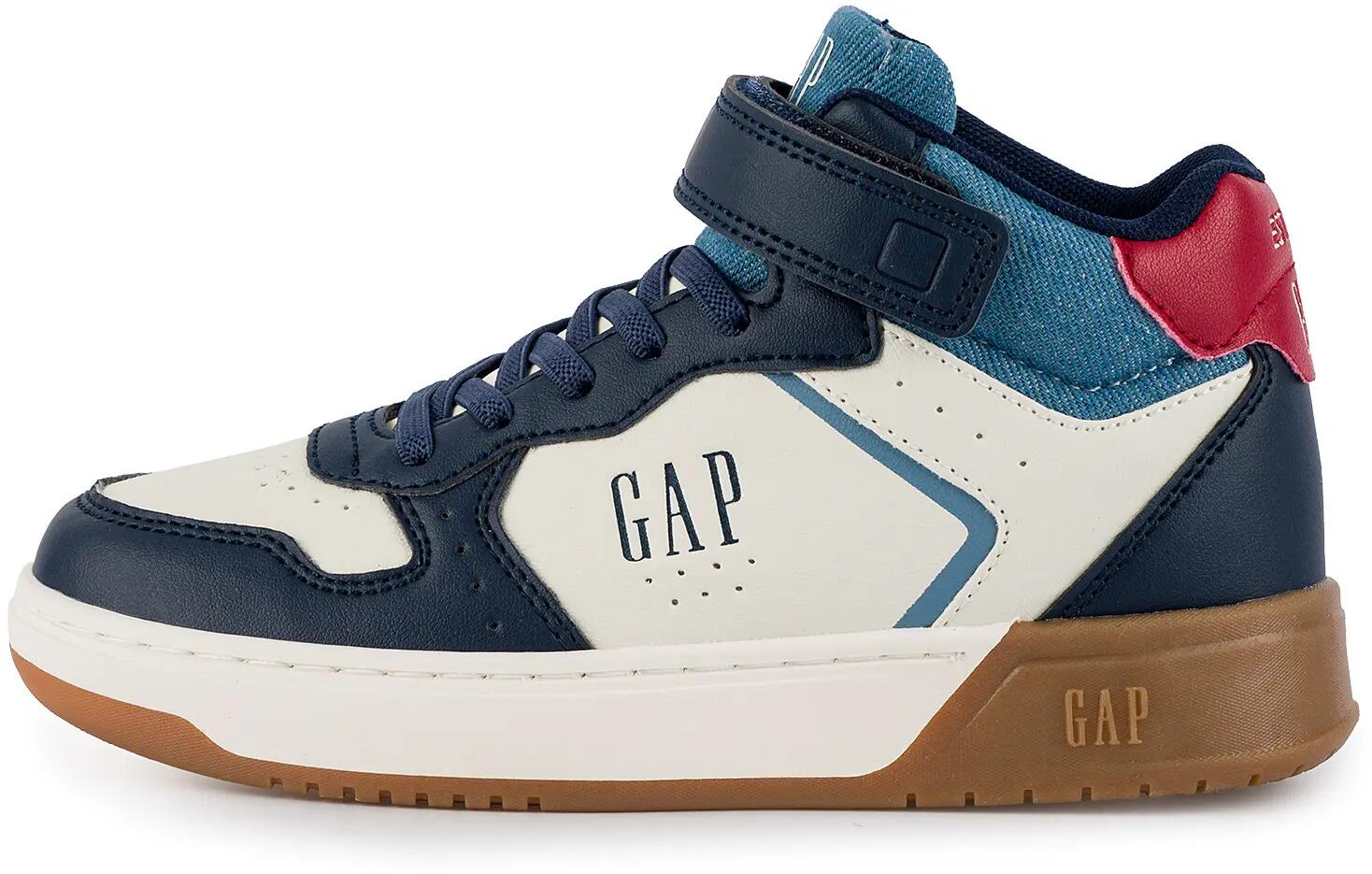 Dziecięce buty sneakersy sportowe wysokie chłopięce dla chłopca na rzep GAP CHIC 4/12