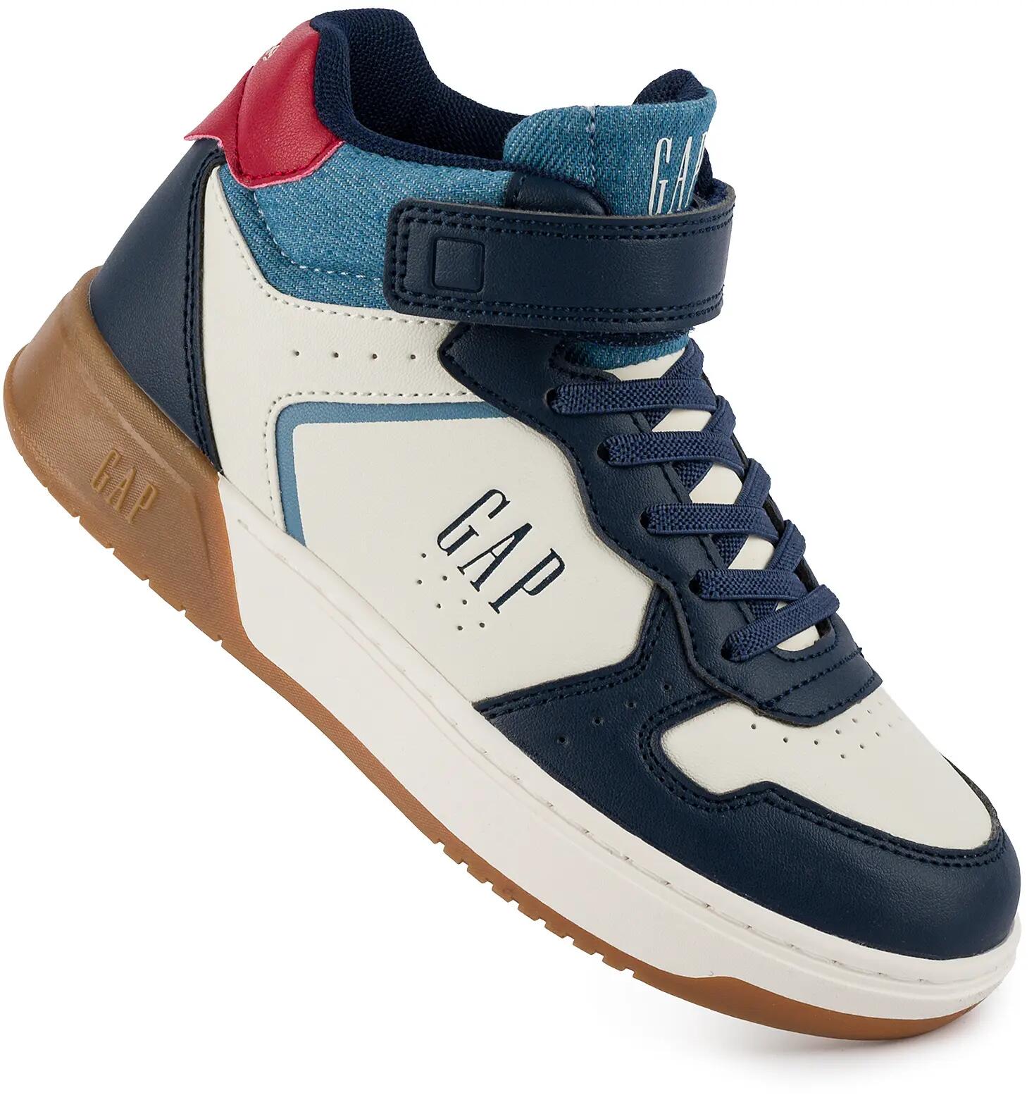 Dziecięce buty sneakersy sportowe wysokie chłopięce dla chłopca na rzep GAP CHIC 2/12