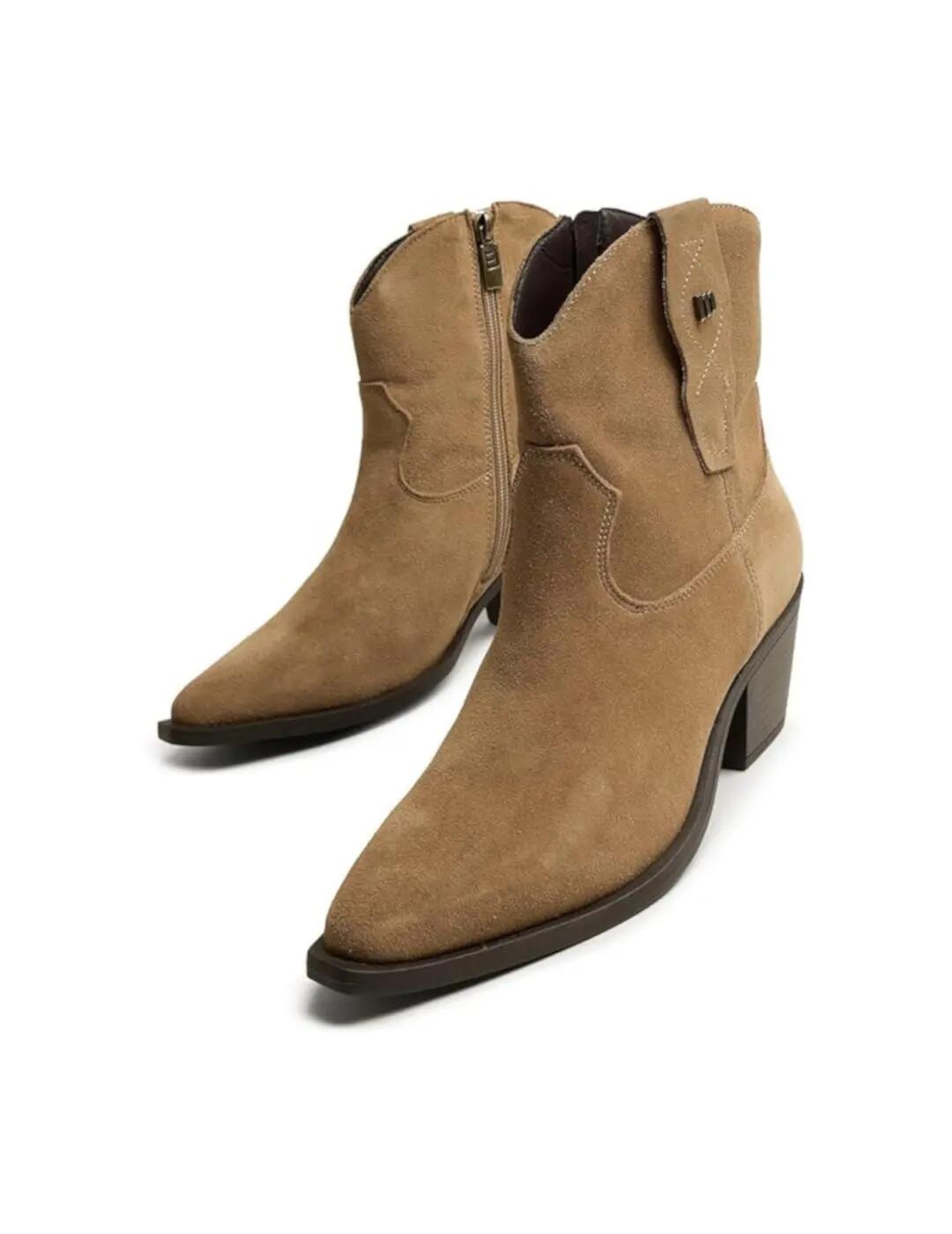 Sportschuhe für Damen Mustang 252 Pilz Beige. 3/3