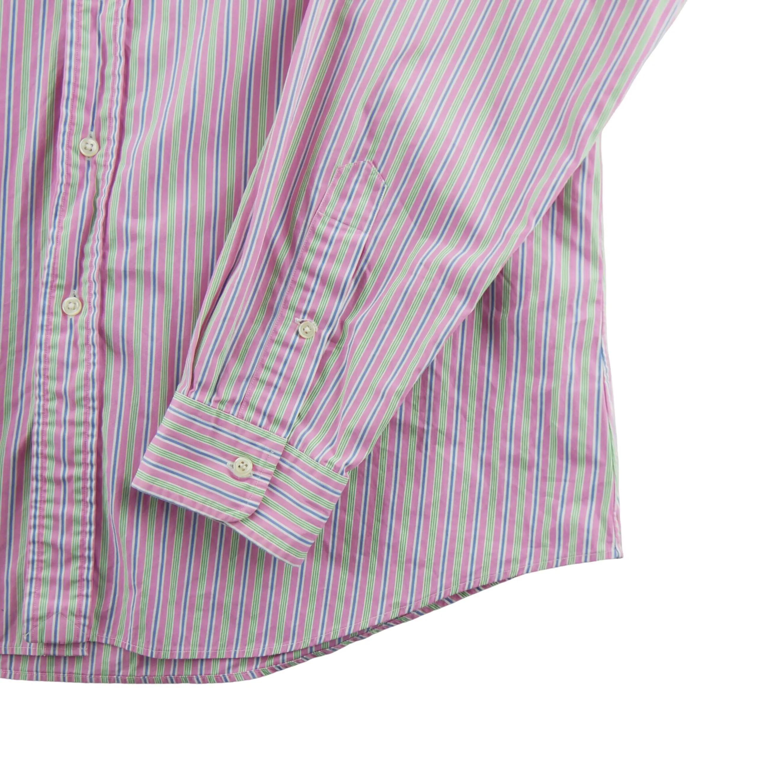 Seconde vie - Chemise classiques Homme à rayures Rose - Excellent 4/7