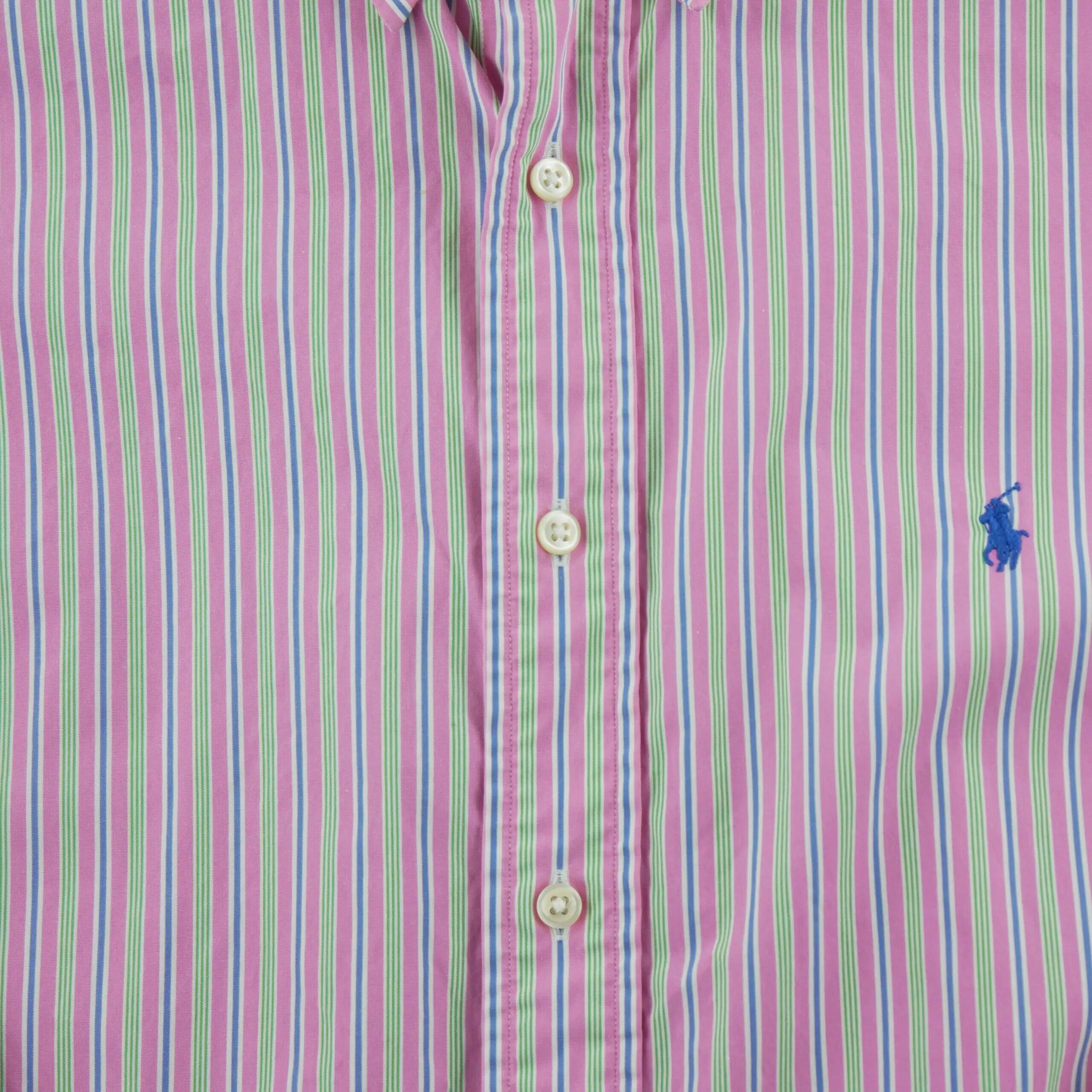 Seconde vie - Chemise classiques Homme à rayures Rose - Excellent 3/7