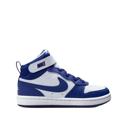 Zapatillas Nike Court Borough Mid 2 Blancos/Noche Profunda
