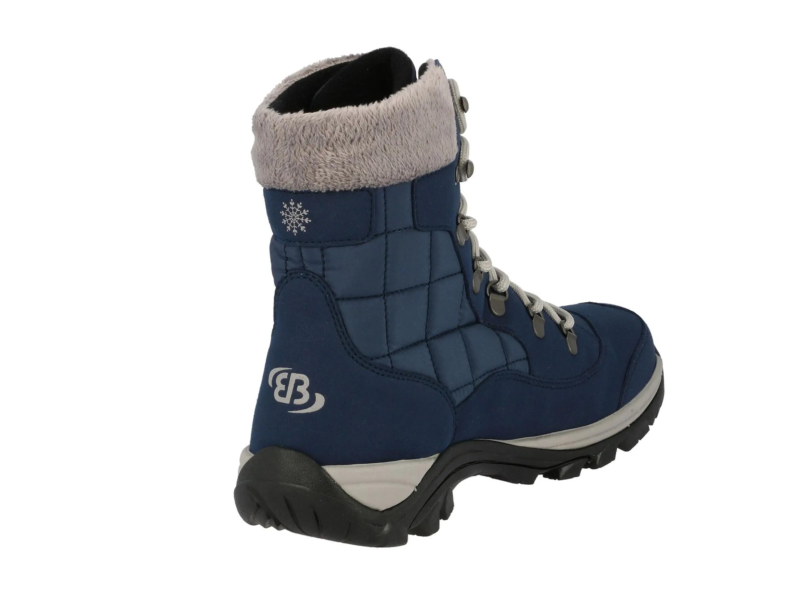 Chaussures hiver Brütting Himalaya femmes bleu nylon imperméable 4/6