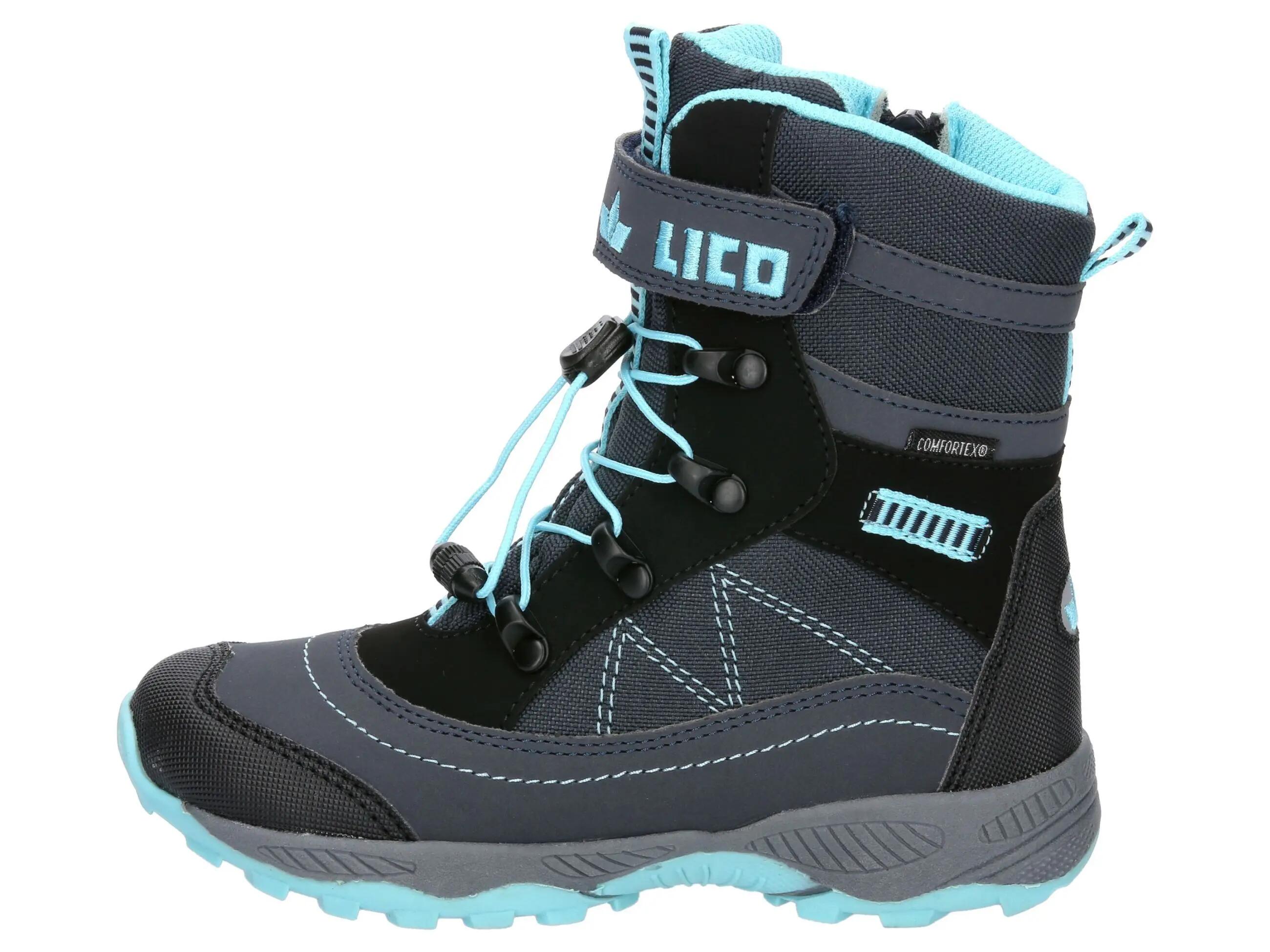 Chaussures hiver LICO Sundsvall VS garçons nylon imperméables TPR 2/6