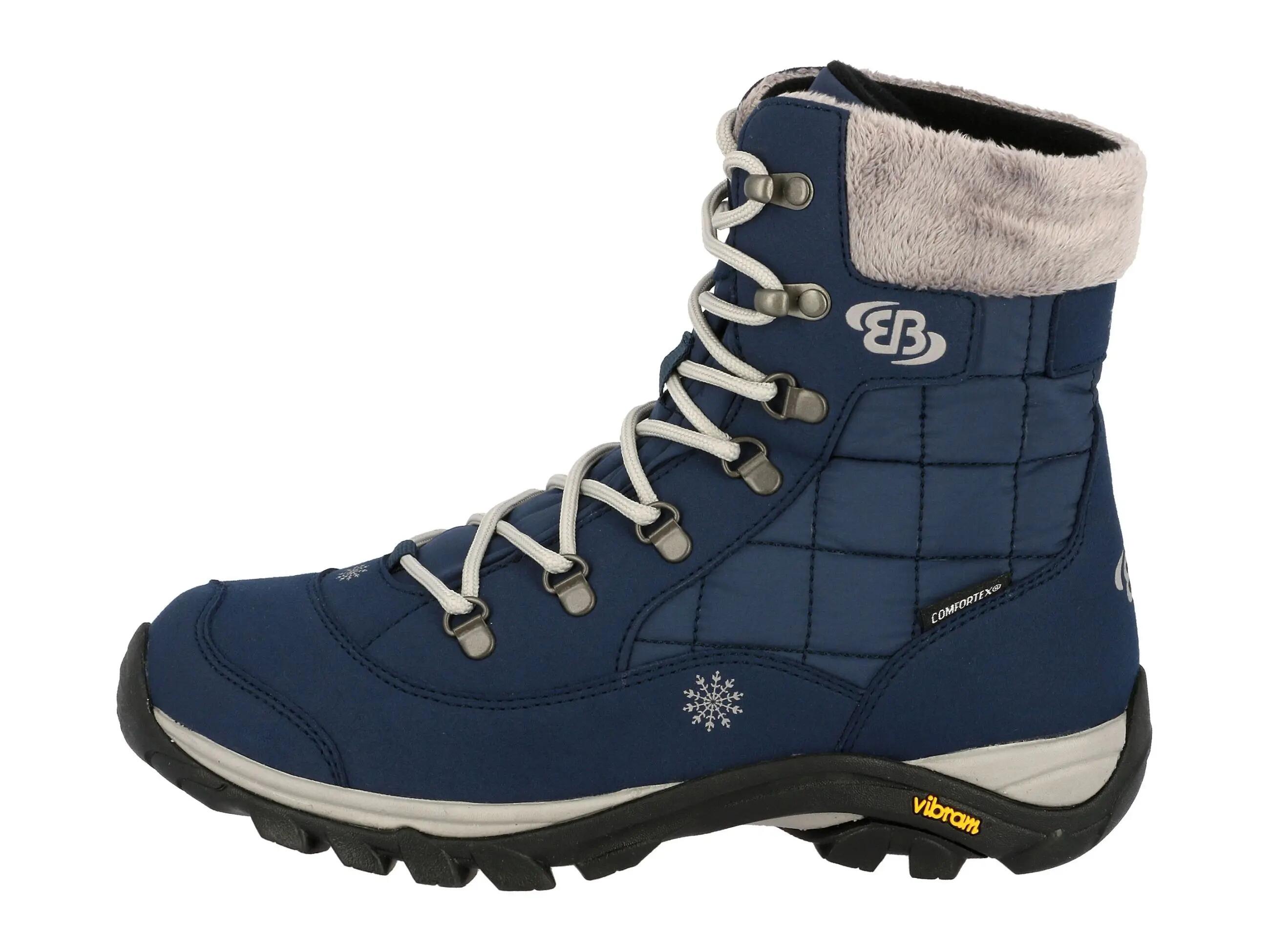 Chaussures hiver Brütting Himalaya femmes bleu nylon imperméable 2/6