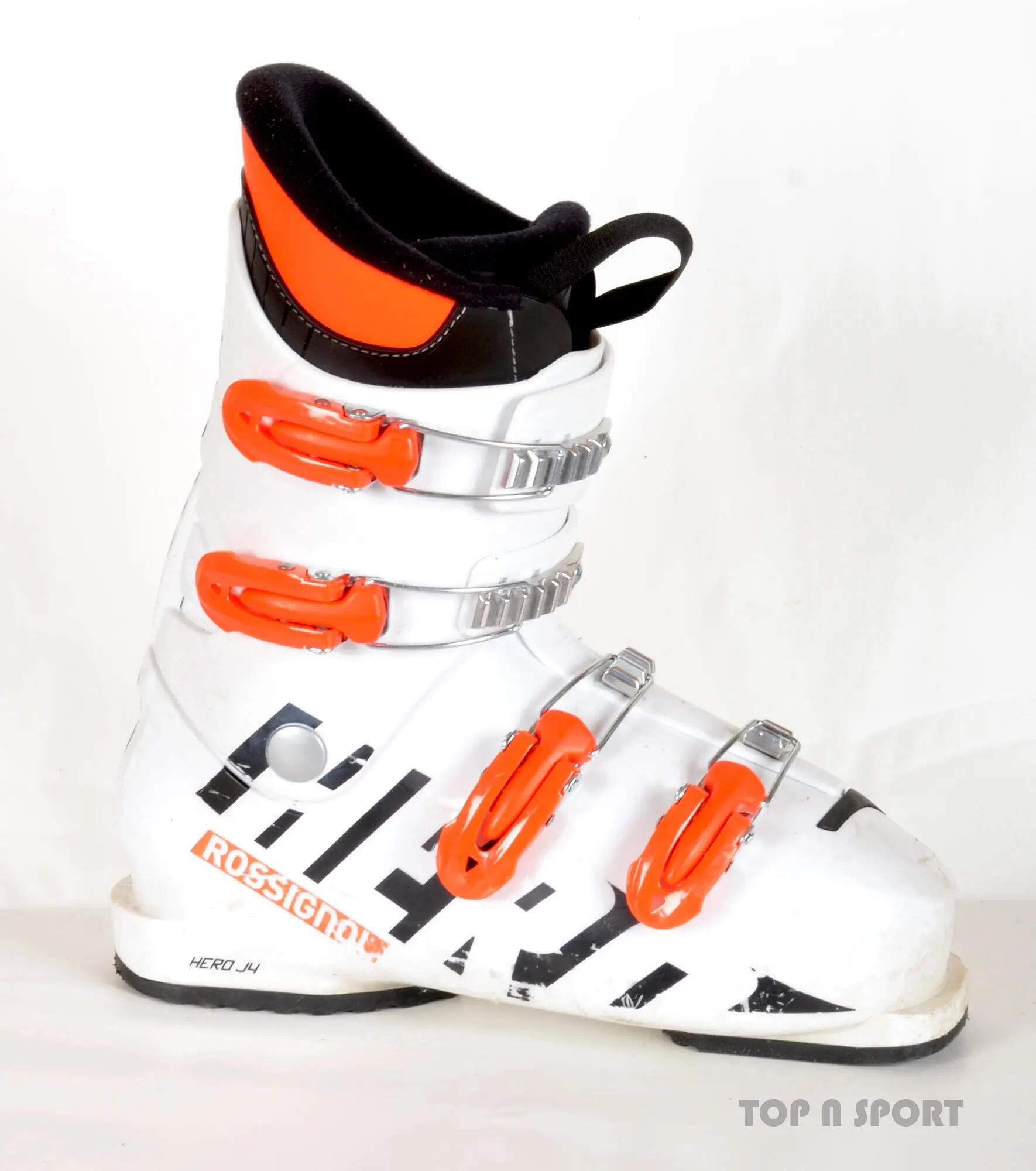 RECONDITIONNE - Chaussures de ski Junior Rossignol HERO J4 white / bla - BON 1/1