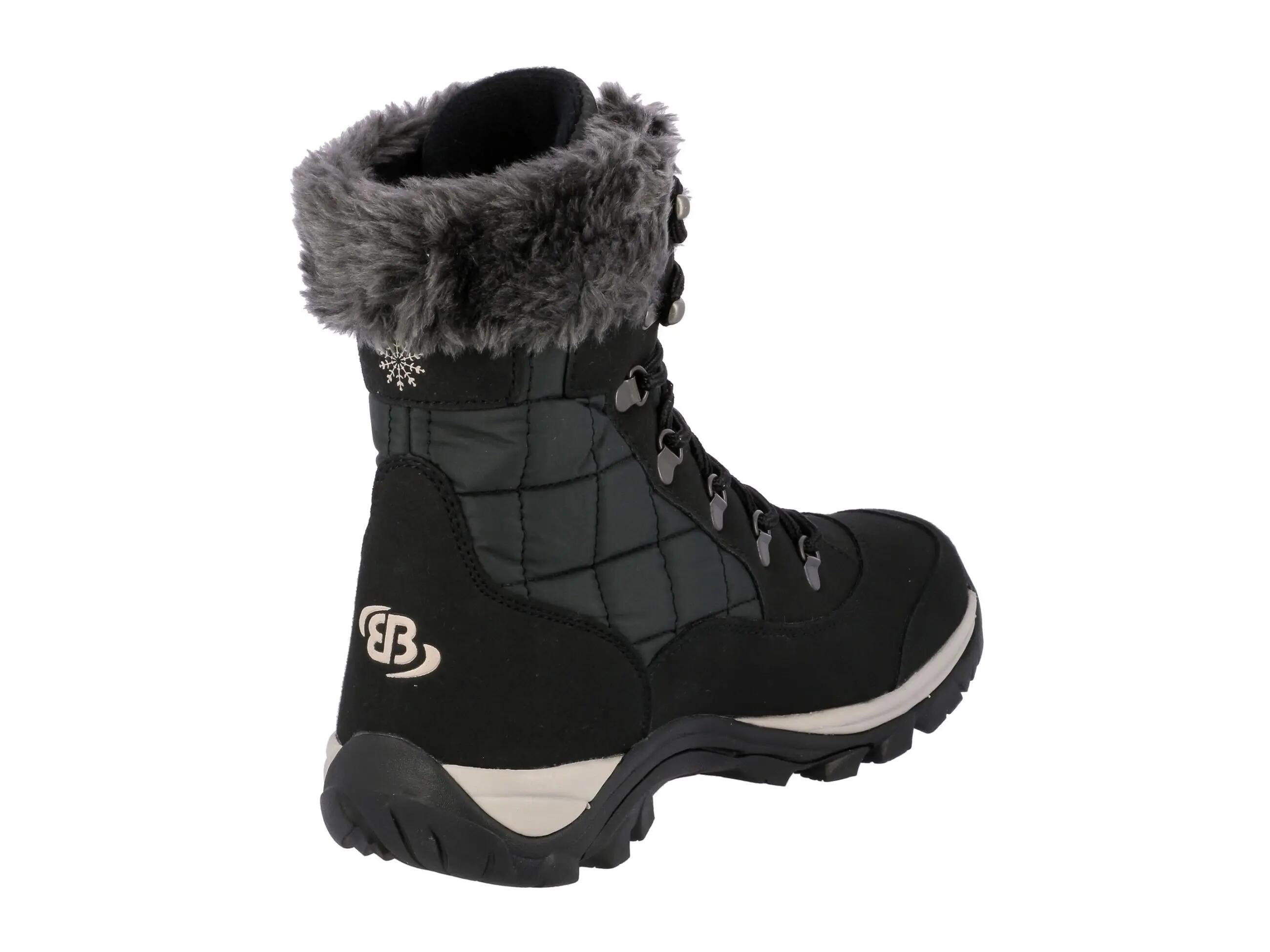 Bottes hiver Brütting Himalaya femme nylon imperméable, semelle Vibram 4/6