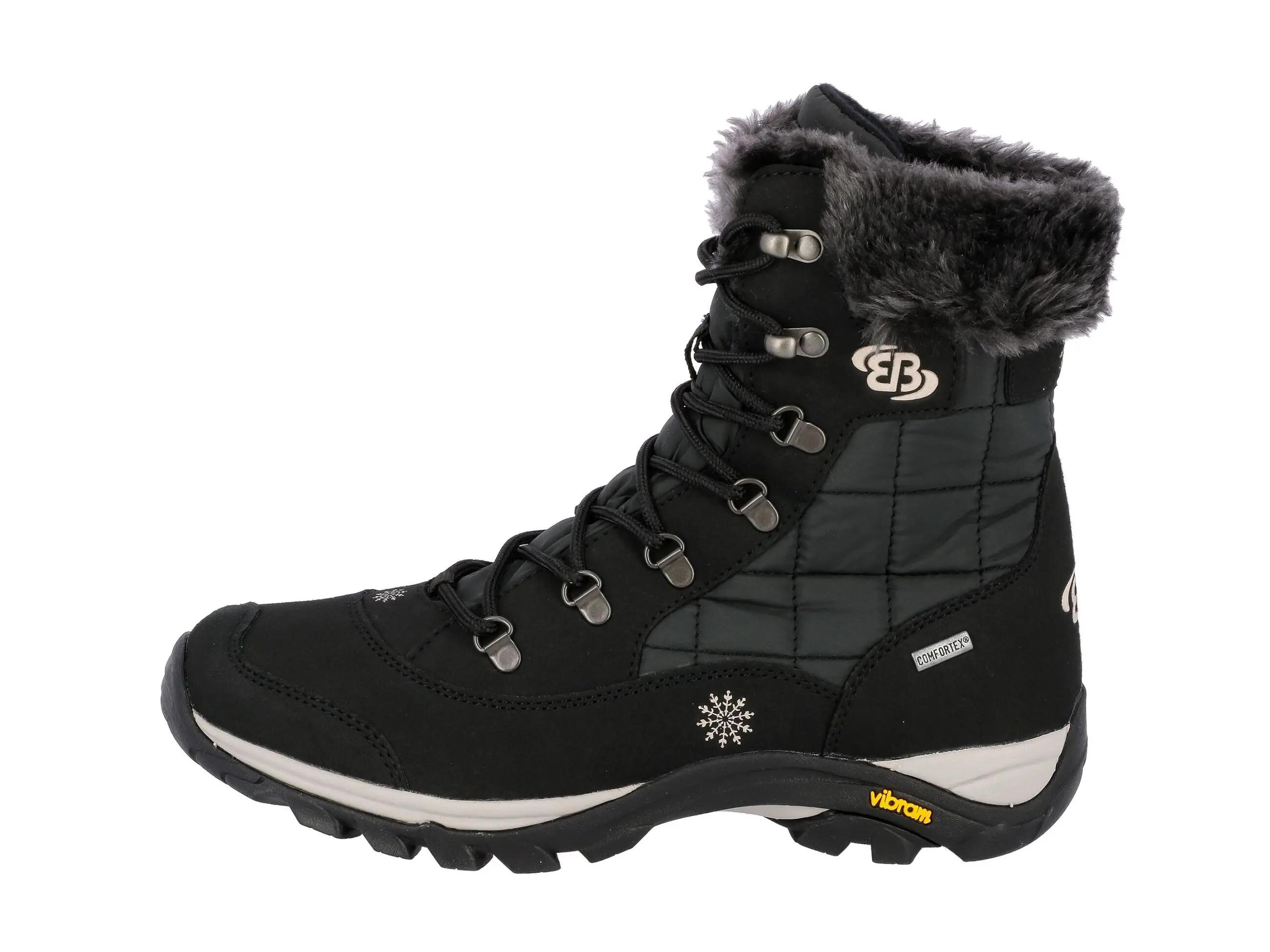 Bottes hiver Brütting Himalaya femme nylon imperméable, semelle Vibram 2/6