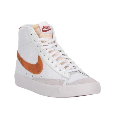 Nike blazer mid ''77 dames wit/oranje