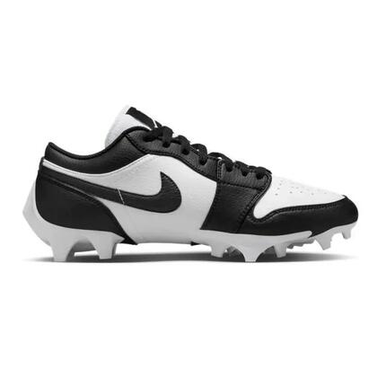 Crampons de Football Americain moulés Jordan 1 Low Noir