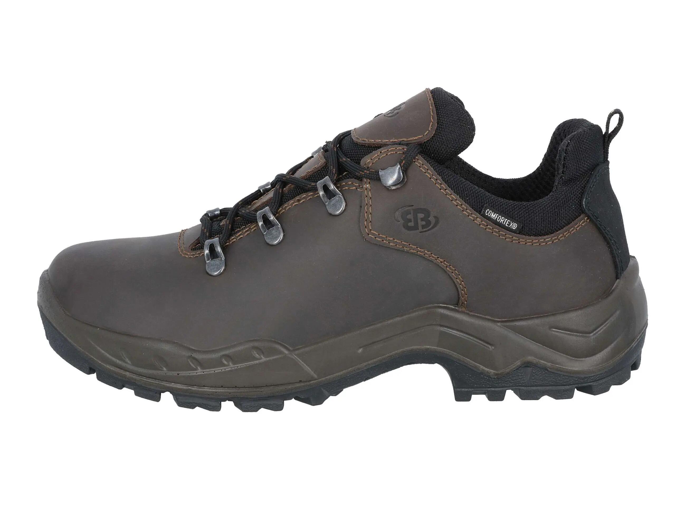 Chaussure Brütting Bertolo Low cuir imperméable marron, semelle légère 2/6