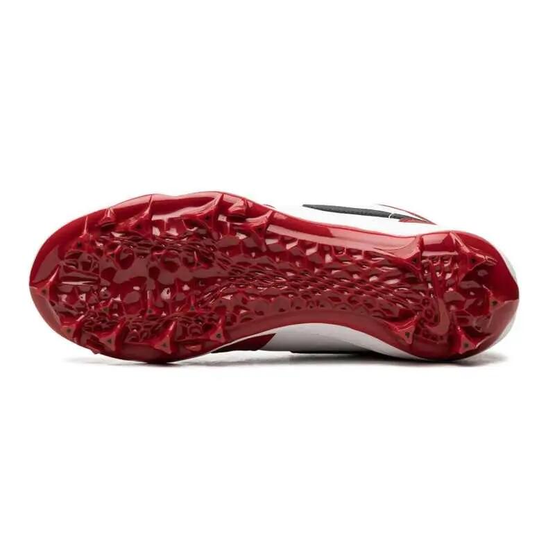 Crampons de Football Americain moulés Jordan 1 Mid rouge 2/4