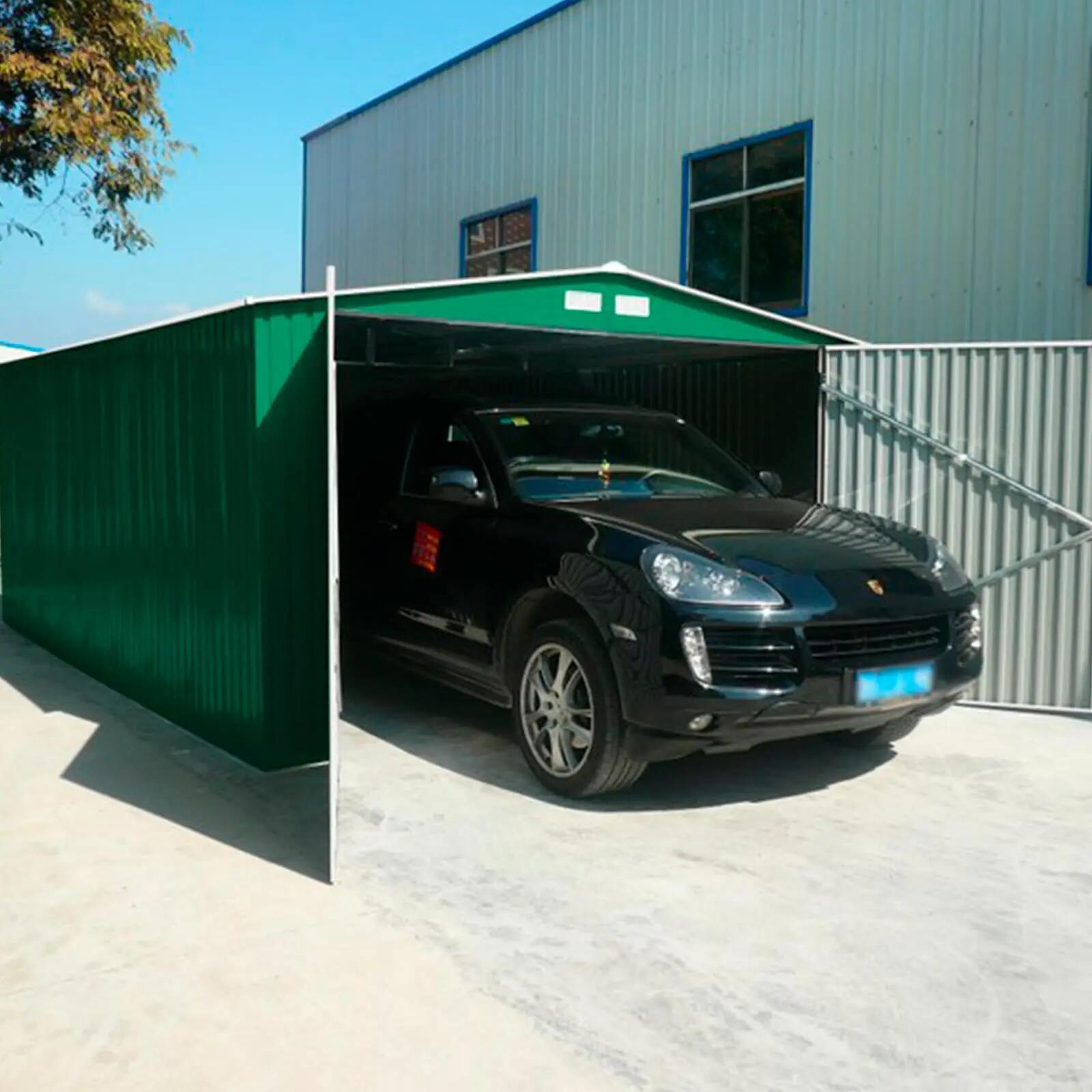 Garaje Metálico Gardiun Oxford 20,5 m² Exterior 540x380x232 cm Verde 2/5