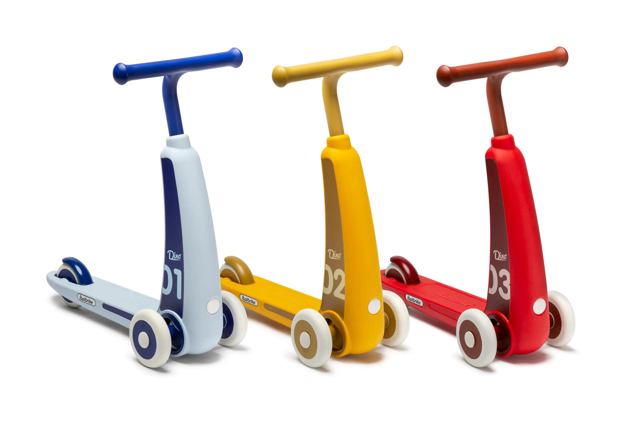 Italtrike Dino Monopattino a tre ruote bambini 2-4 anni Giallo 2/7