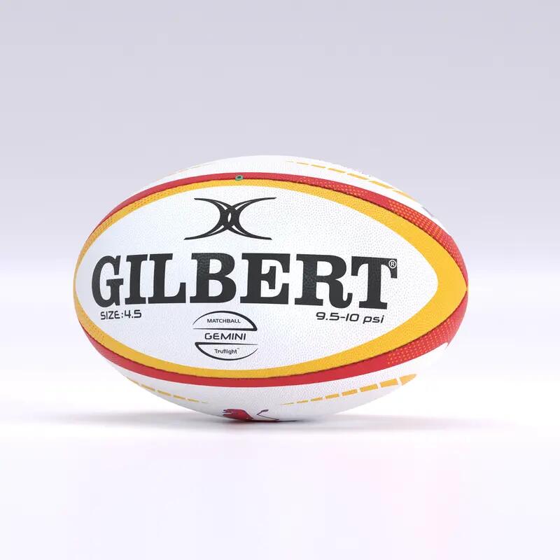 BALÓN RUGBY GILBERT GEMINI FER ESPAÑA TALLA 4.5 2/4
