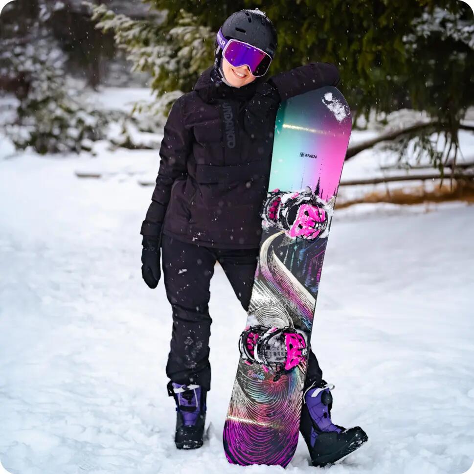Zestaw Deska snowboardowa Raven Dahlia Carbon + wiązania Croxer MP180 7/7