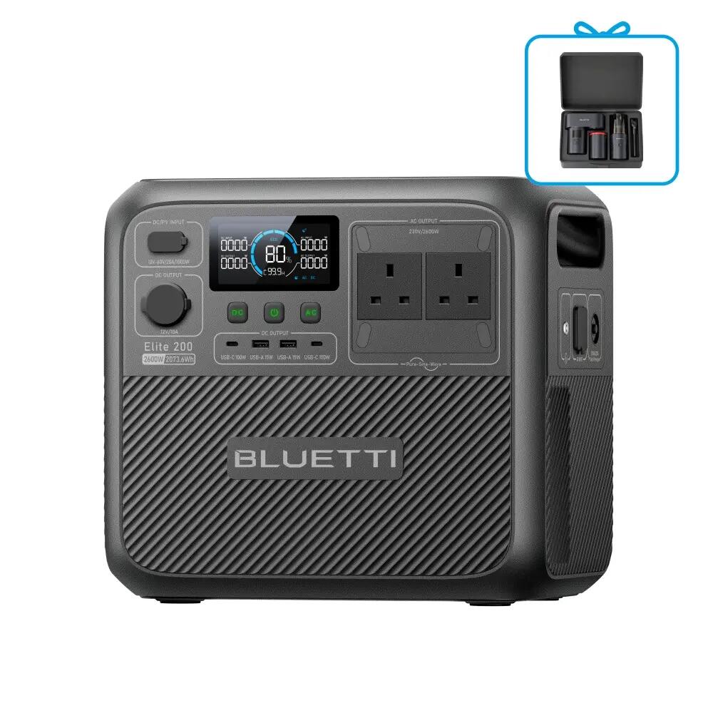 Power Station BLUETTI Elite 200 V2 2073Wh, Home Backup, Storage & Camping