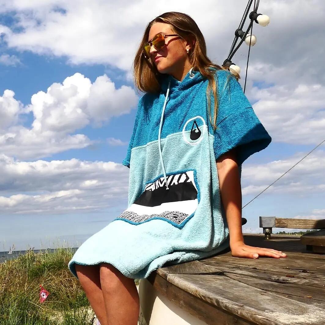 Poncho Wave Hawaii Cotton Velours Poncho Air M WH4087 Multikleur 100 x 75 cm 4/8