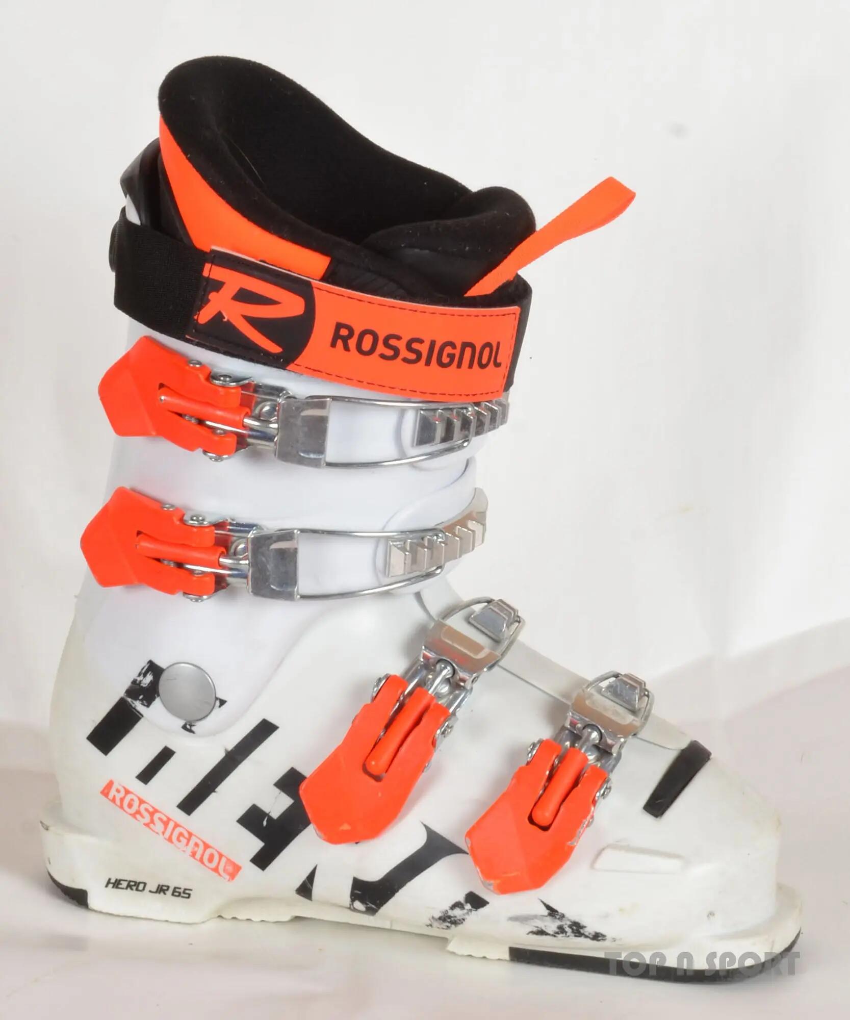 RECONDITIONNE - Chaussures de ski Junior Rossignol HERO JR 65 white - - BON 1/1