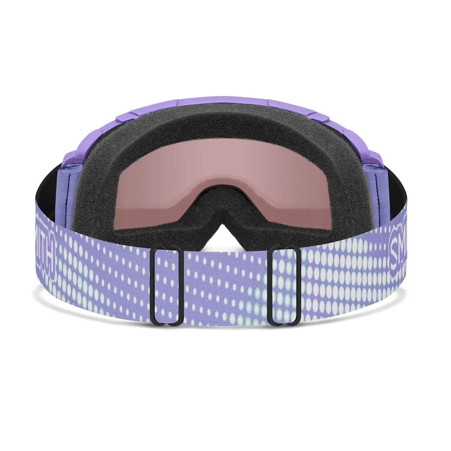 Masque de ski enfant Smith Daredevil, Light Lavender Dot Clouds, Ignitor Mirror 4/4