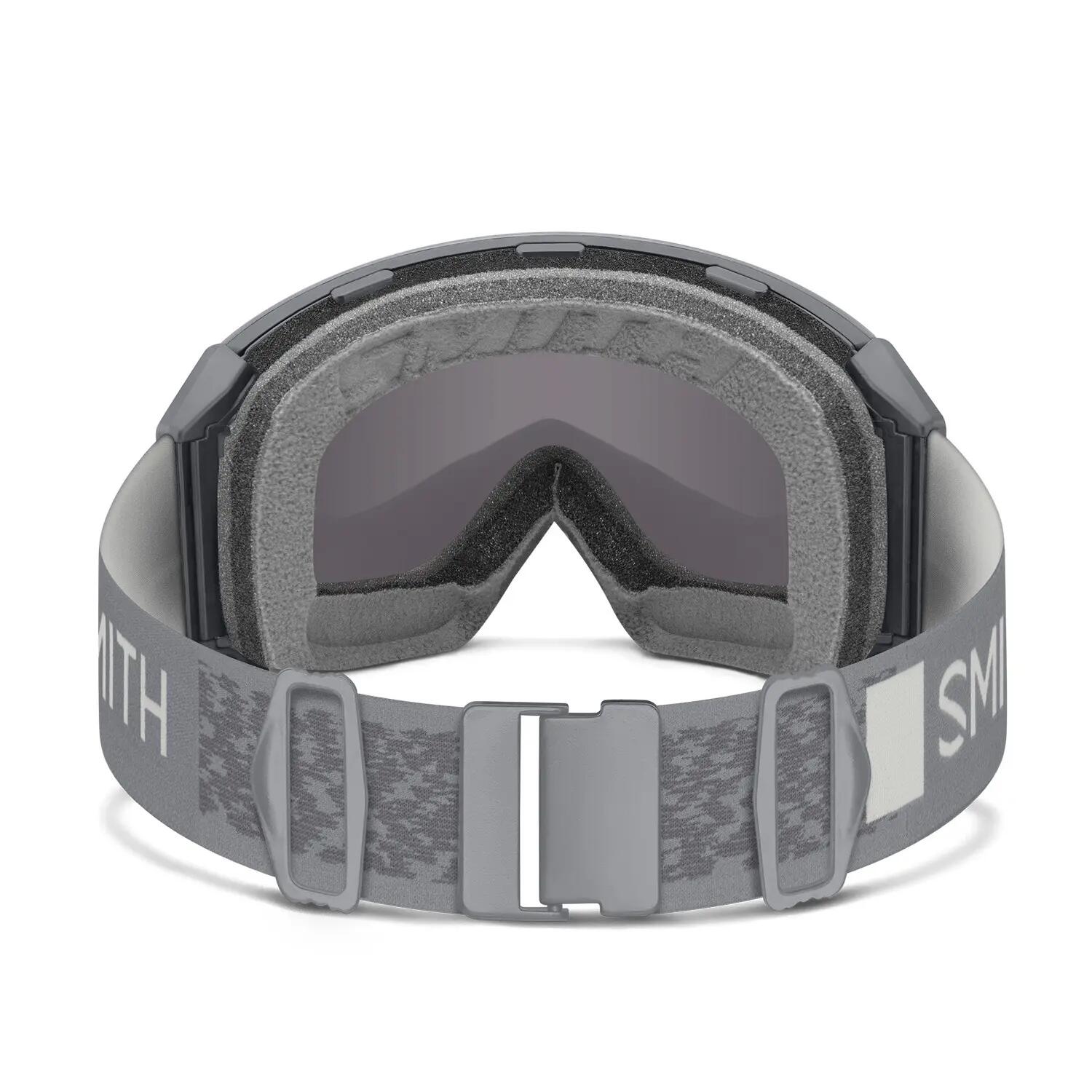 Masque de ski Smith 4D MAG XL Cirrus Grey ChromaPop Sun Platinum Mirror 4/4