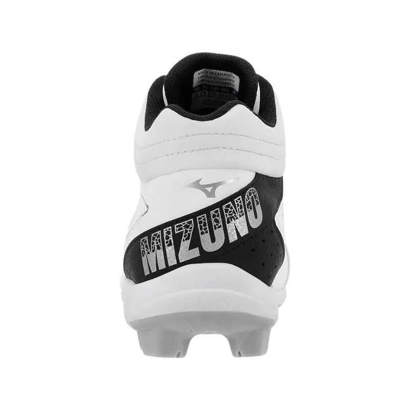Crampons de Baseball moulés Mizuno Diamond mid Blanc 4/5