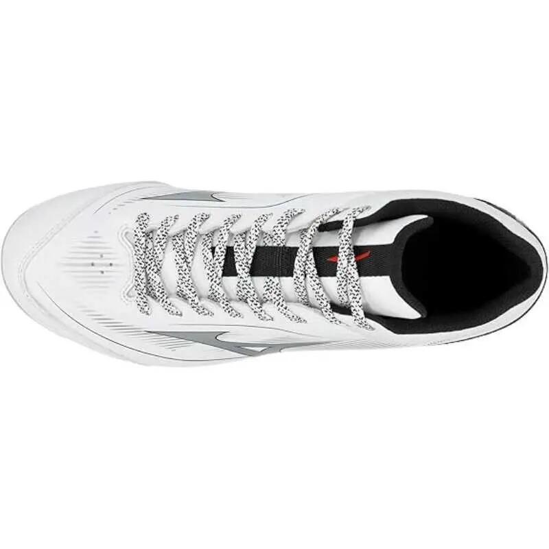 Crampons de Baseball moulés Mizuno Diamond mid Blanc 3/5
