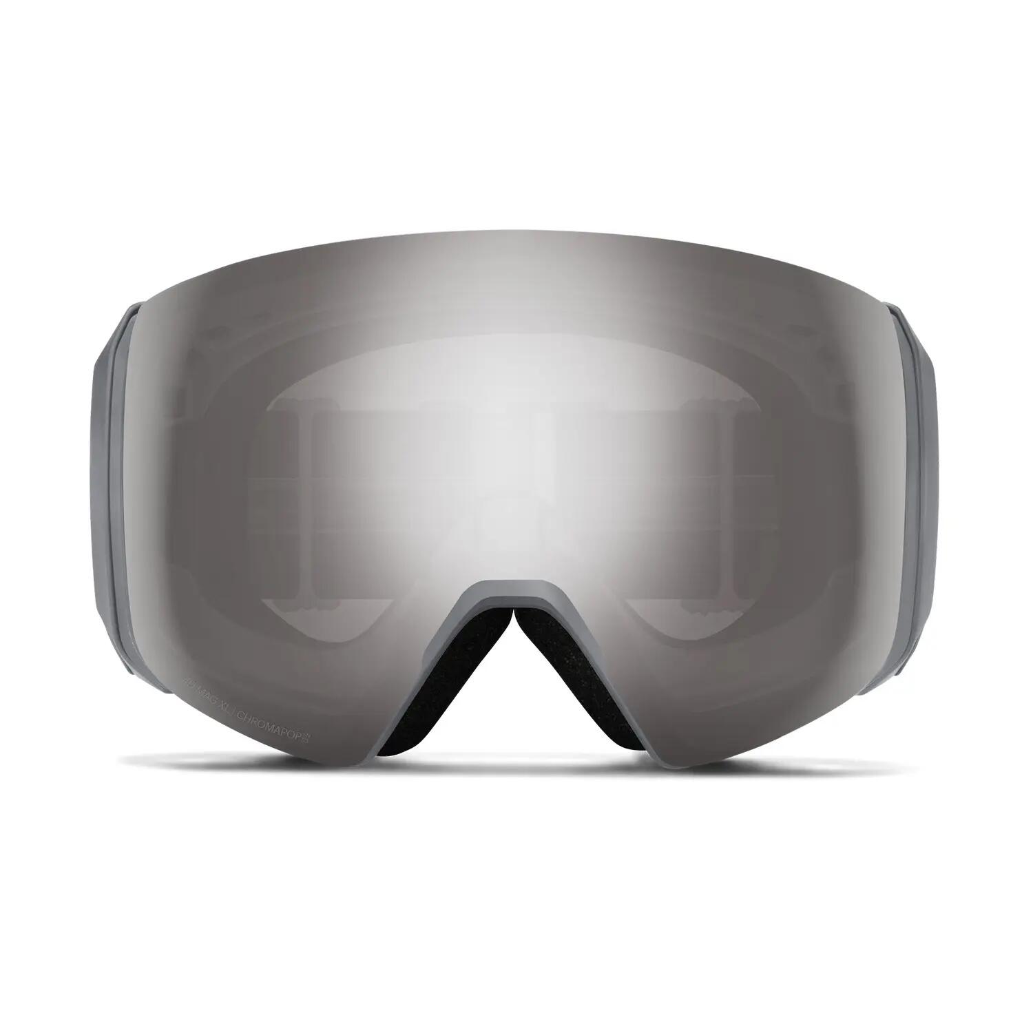 Masque de ski Smith 4D MAG XL Cirrus Grey ChromaPop Sun Platinum Mirror 2/4