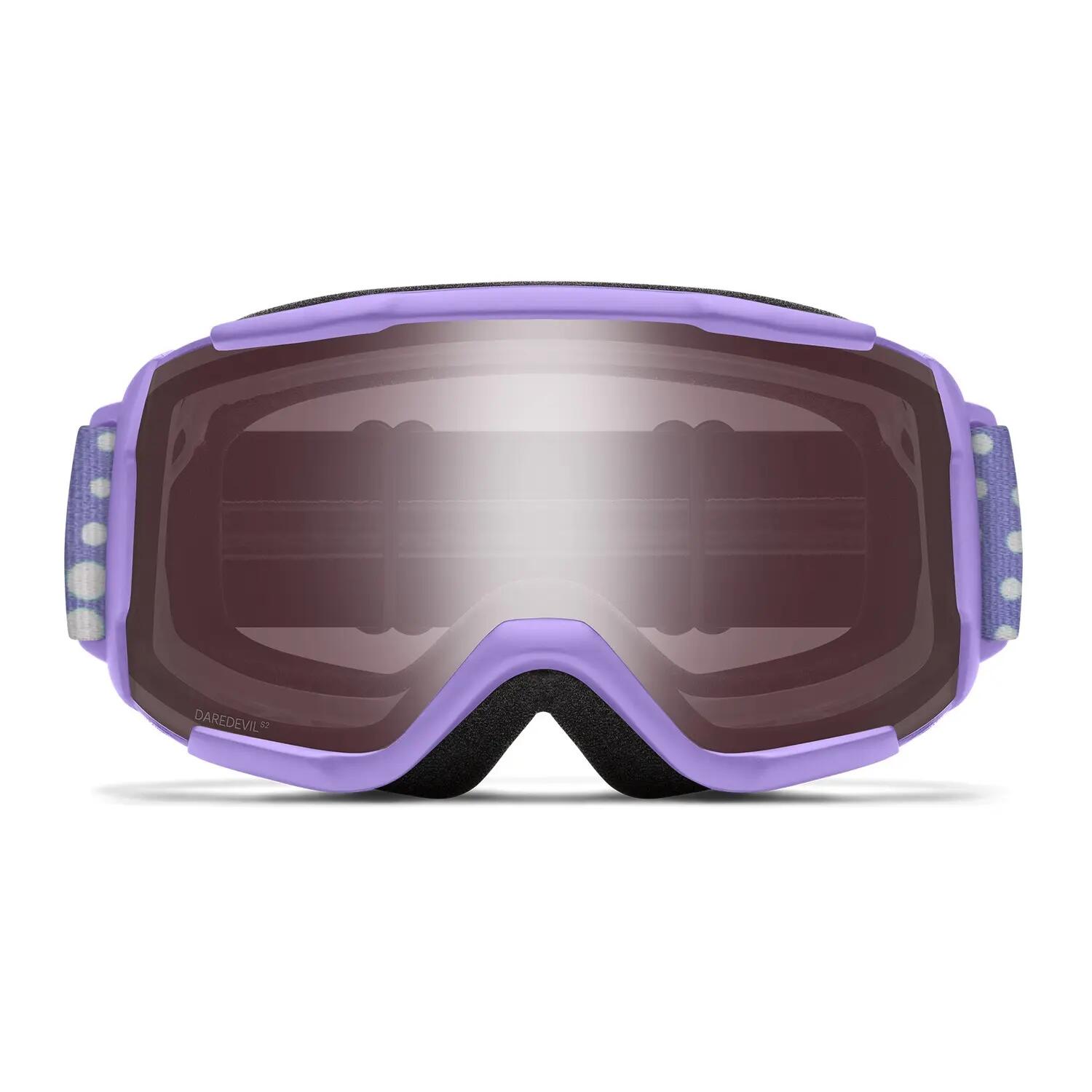 Masque de ski enfant Smith Daredevil, Light Lavender Dot Clouds, Ignitor Mirror 2/4