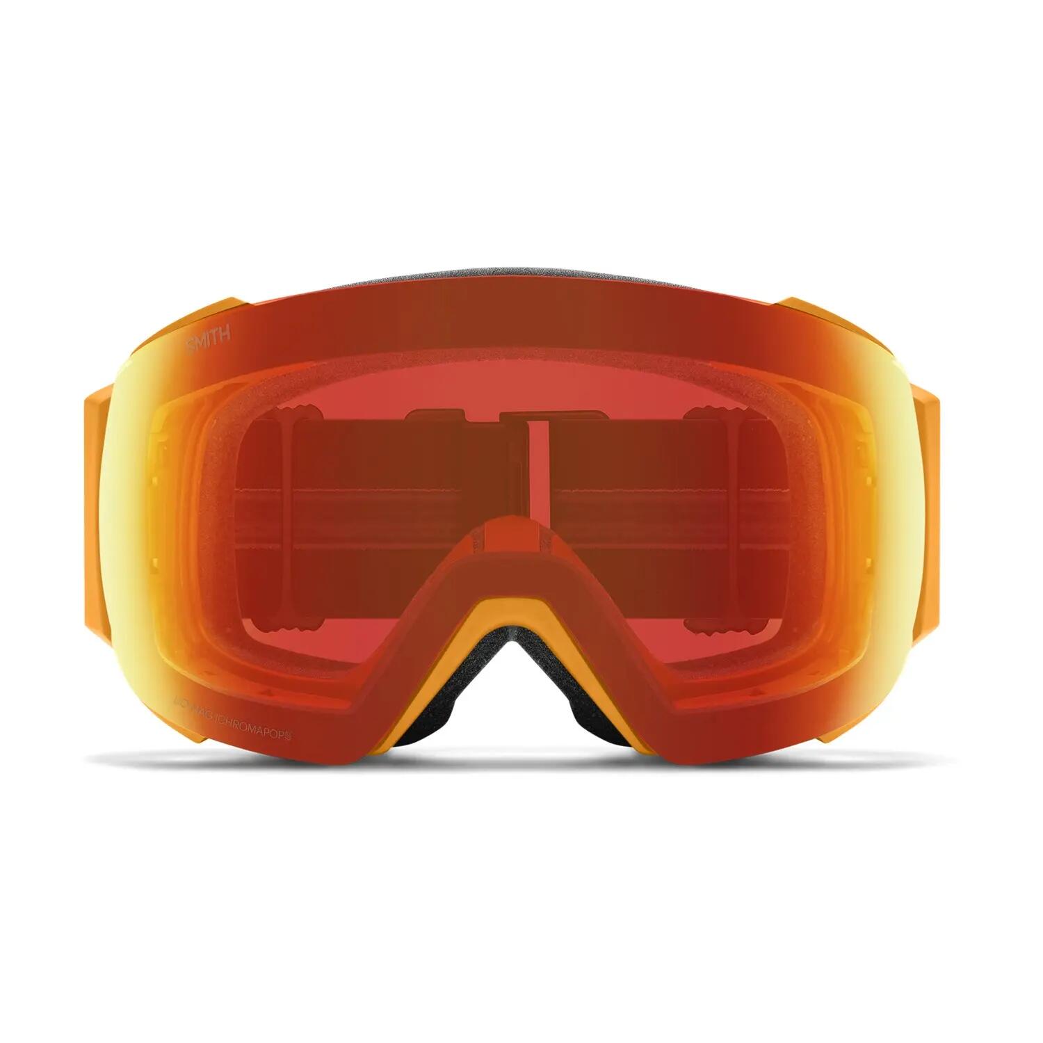 Masque de ski Smith I/O MAG Electric Orange Sunrise ChromaPop Cat 2 Homme 3/4