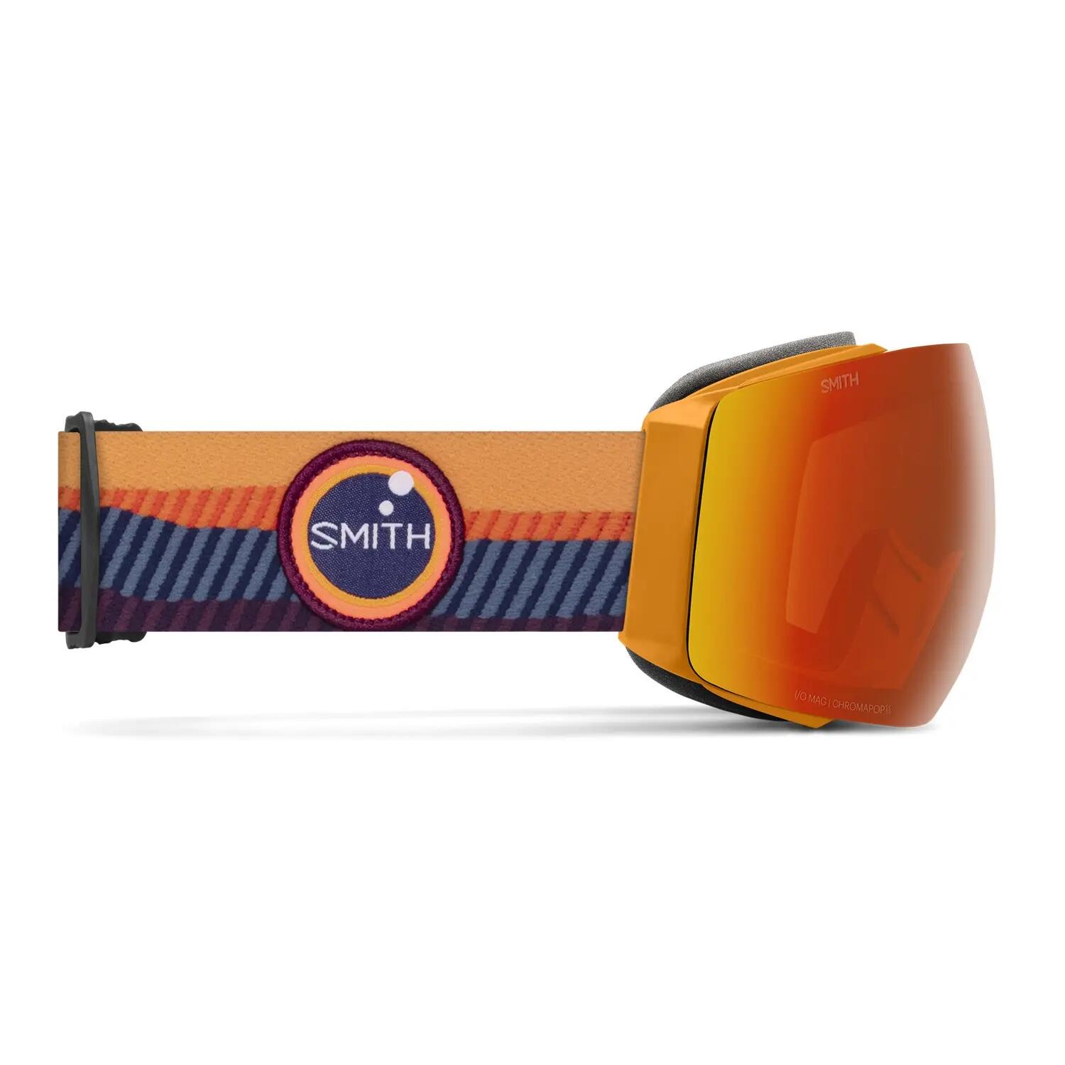 Masque de ski Smith I/O MAG Electric Orange Sunrise ChromaPop Cat 2 Homme 2/4