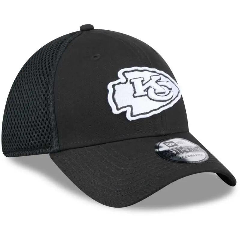 Casquette NFL Kansas City Chiefs New Era Mesh Neo 39Thirty Noir 5/5