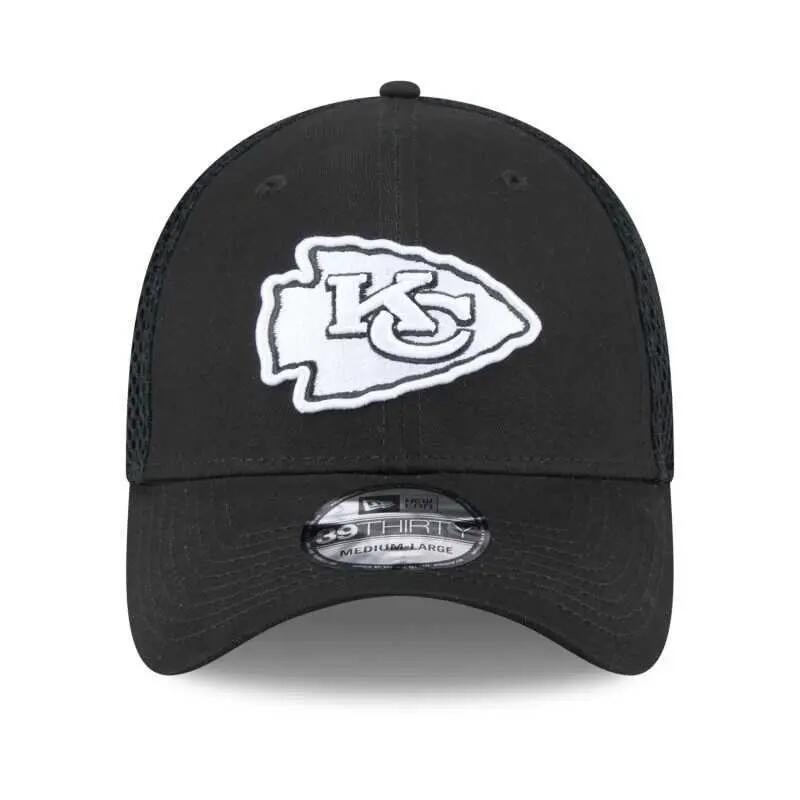 Casquette NFL Kansas City Chiefs New Era Mesh Neo 39Thirty Noir 4/5