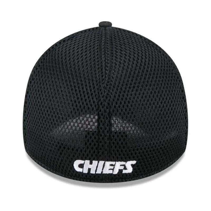 Casquette NFL Kansas City Chiefs New Era Mesh Neo 39Thirty Noir 2/5