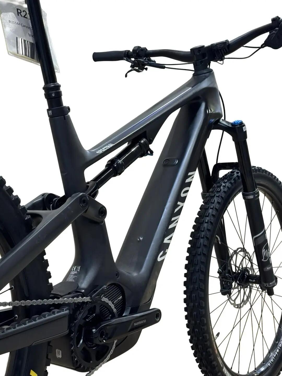 Reconditionné - VTT électrique Canyon Spectral:ON CF 8 Shimano XT - comme neuf 9/12