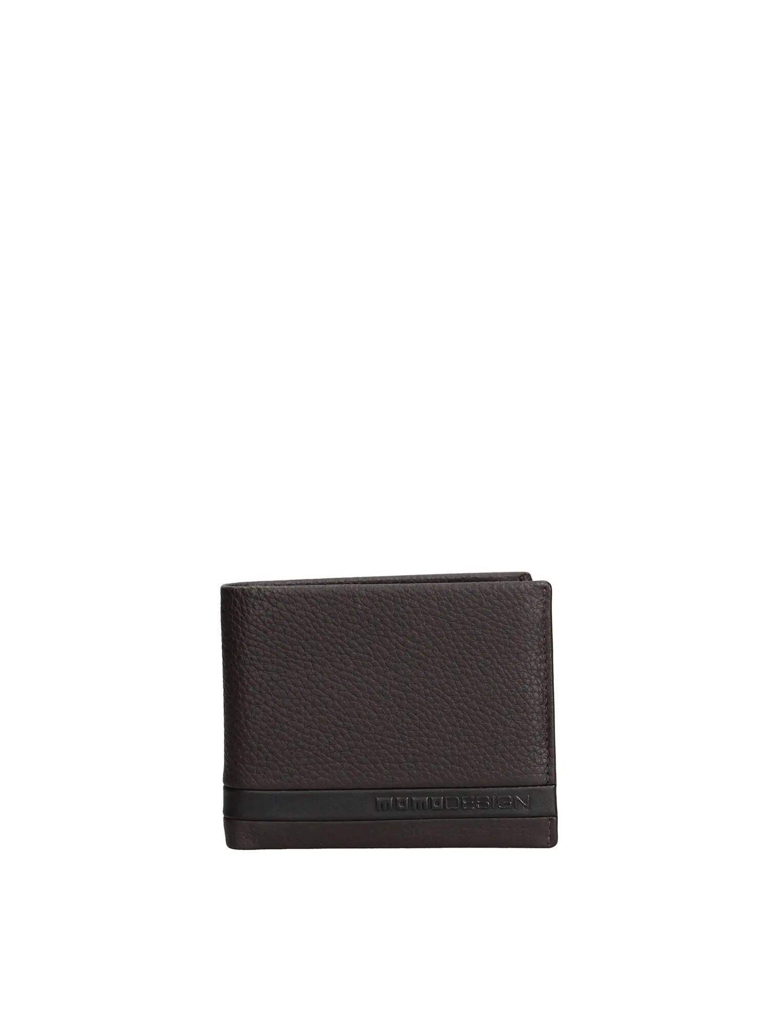 Portofel bărbat Momo Design piele naturală negru - Erevan Prime minimalist
