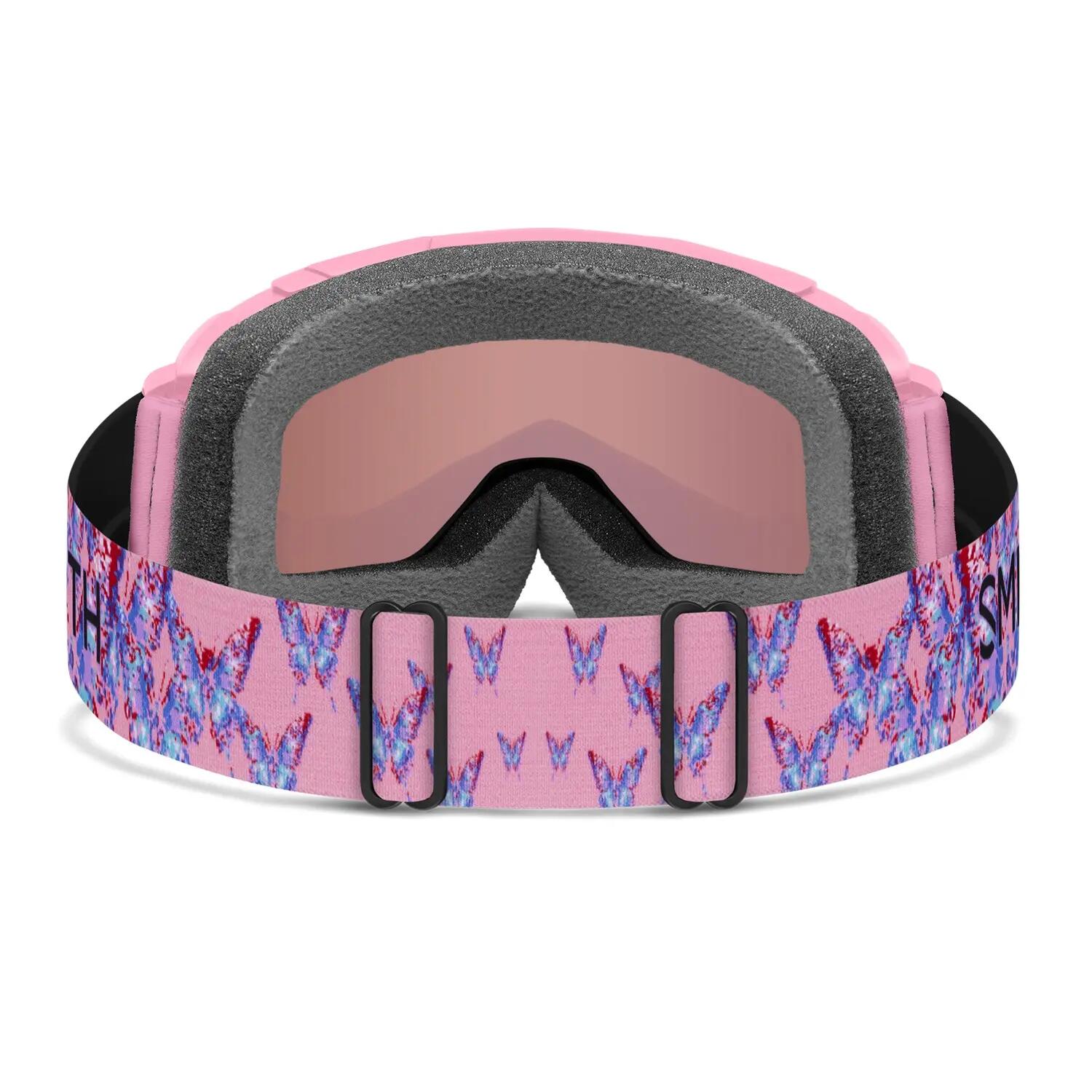 Masque de ski Smith Grom Bright Pink Lofi Butterfly ChromaPop Catégorie 2 Fille 4/4