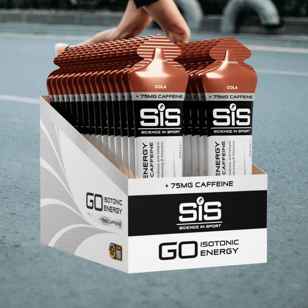 SIS GO Energy + Caffeine Gels (30x60ml) Cola - Energia e resistenza 2/3