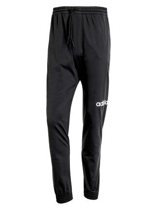 Pantalon fitness homme - Adidas Essentials Linear - poches zippées - noir/bleu