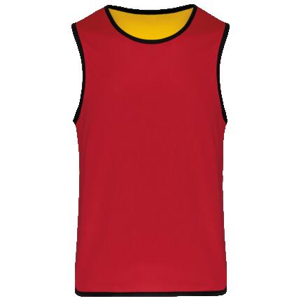 Chasuble de rugby réversible unisexe - Sporty Red / Sporty Yellow - L/XL