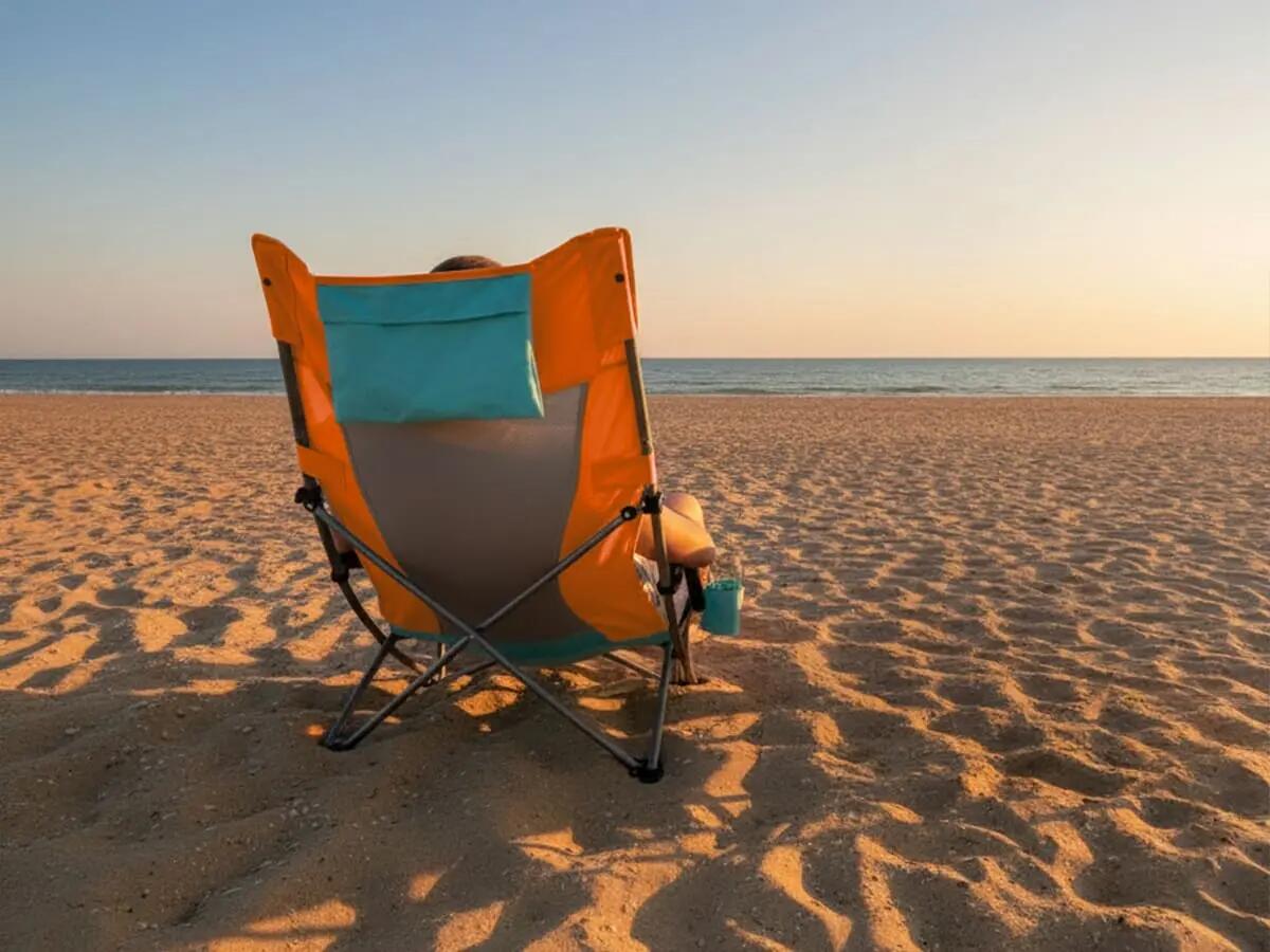 Gebraucht - Campingstuhl Beach mit Mesh - hohe Lehne 6/11